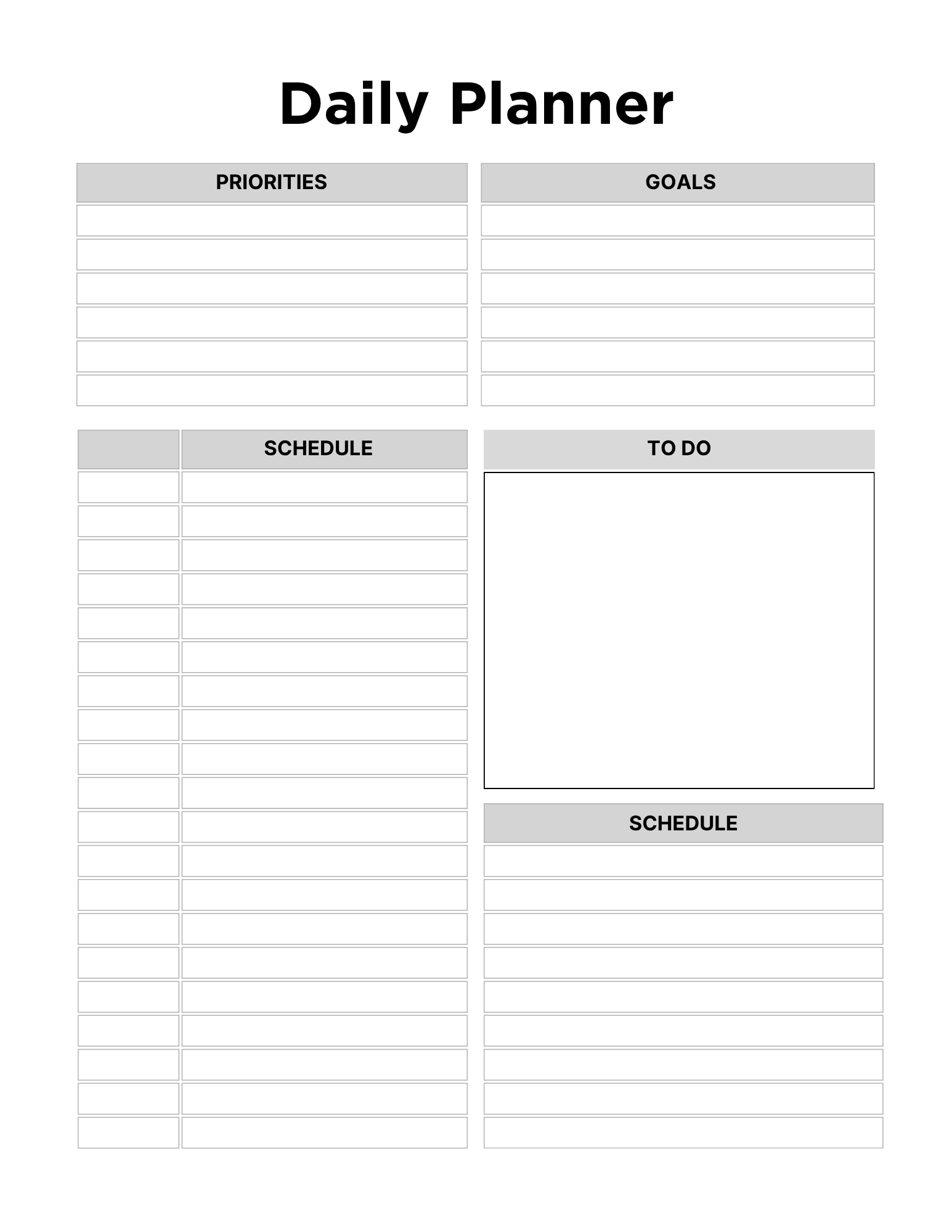 Side Hustle Planner