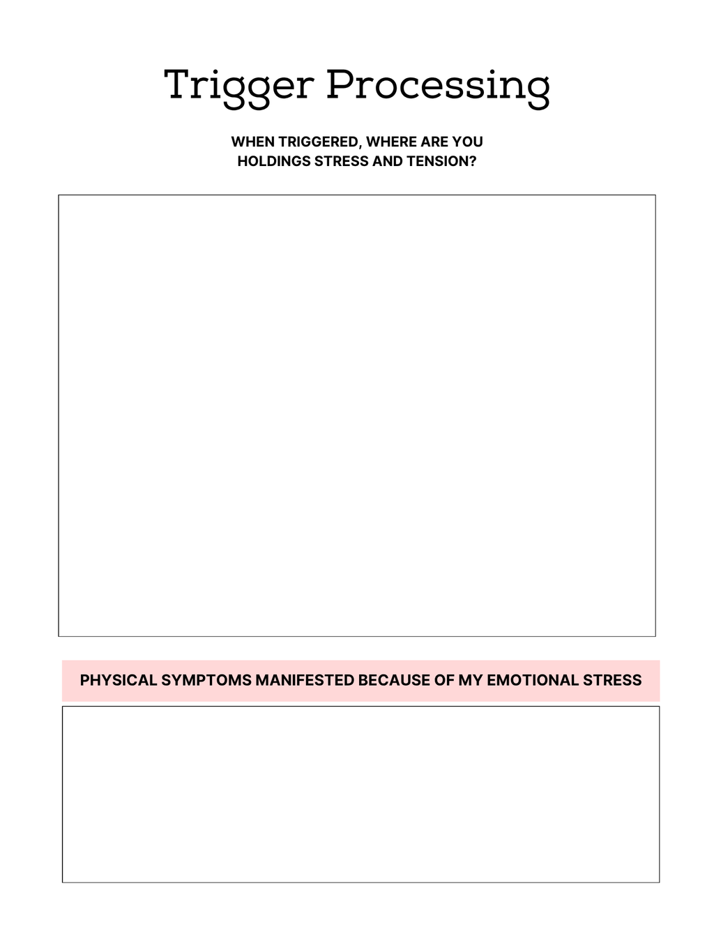 PTSD & Trauma Processing Workbook Colorful 65