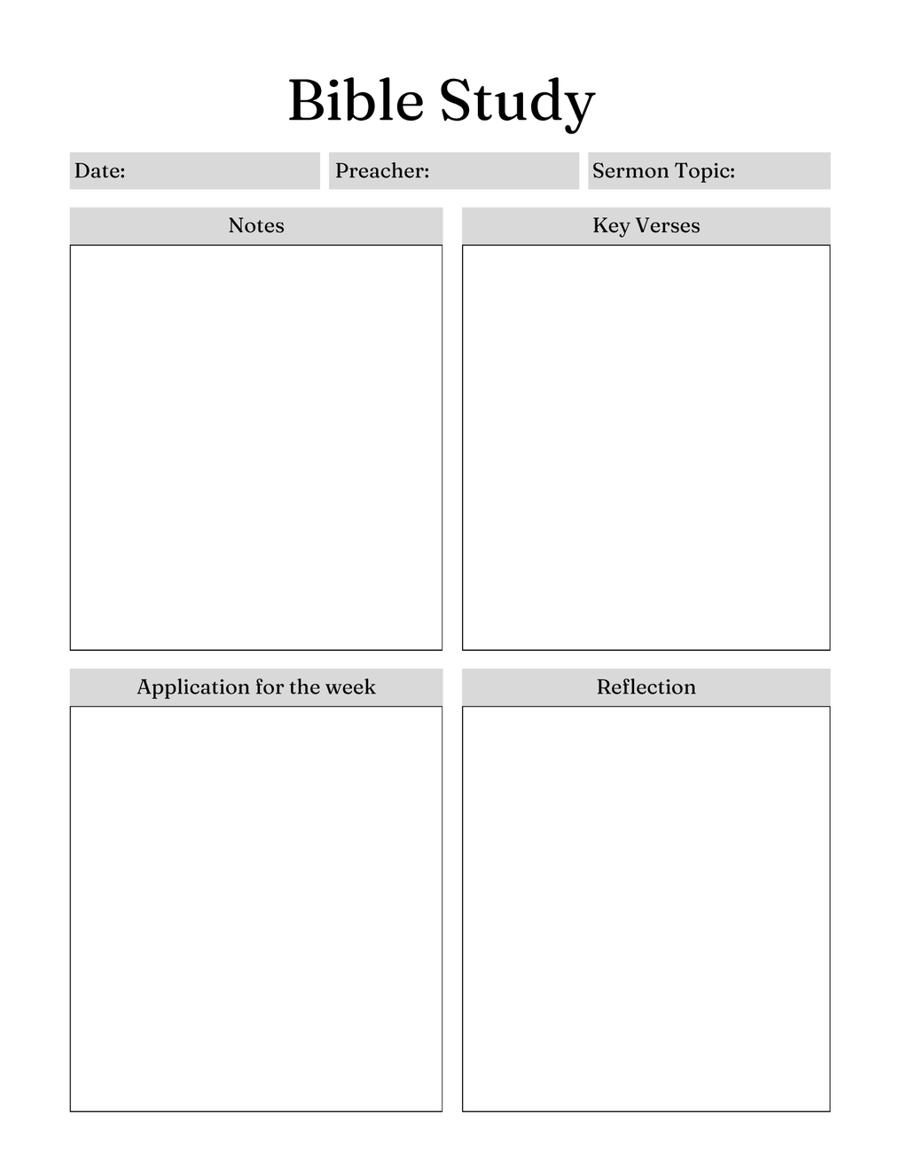 Serenity Prayer Journal