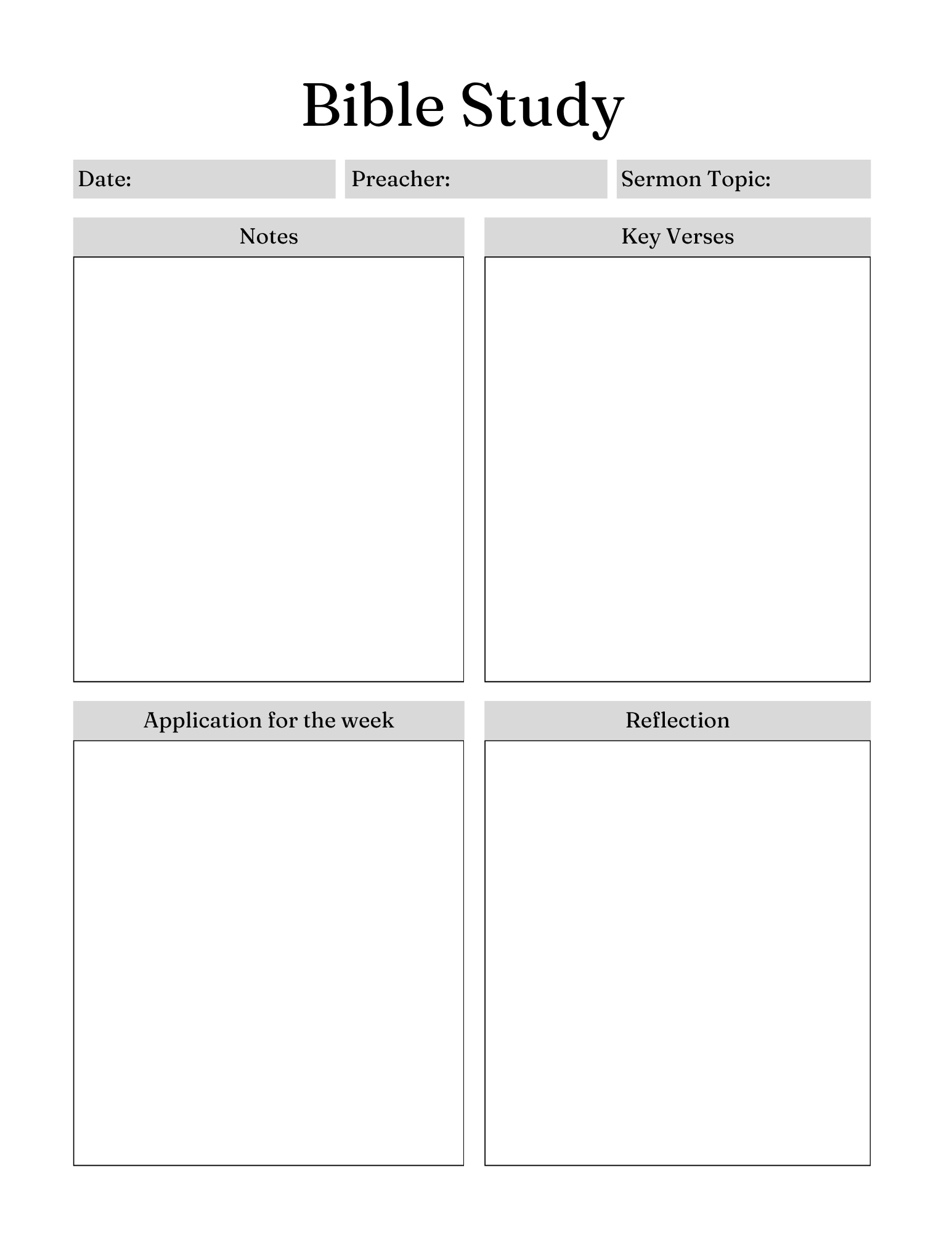 Serenity Prayer Journal