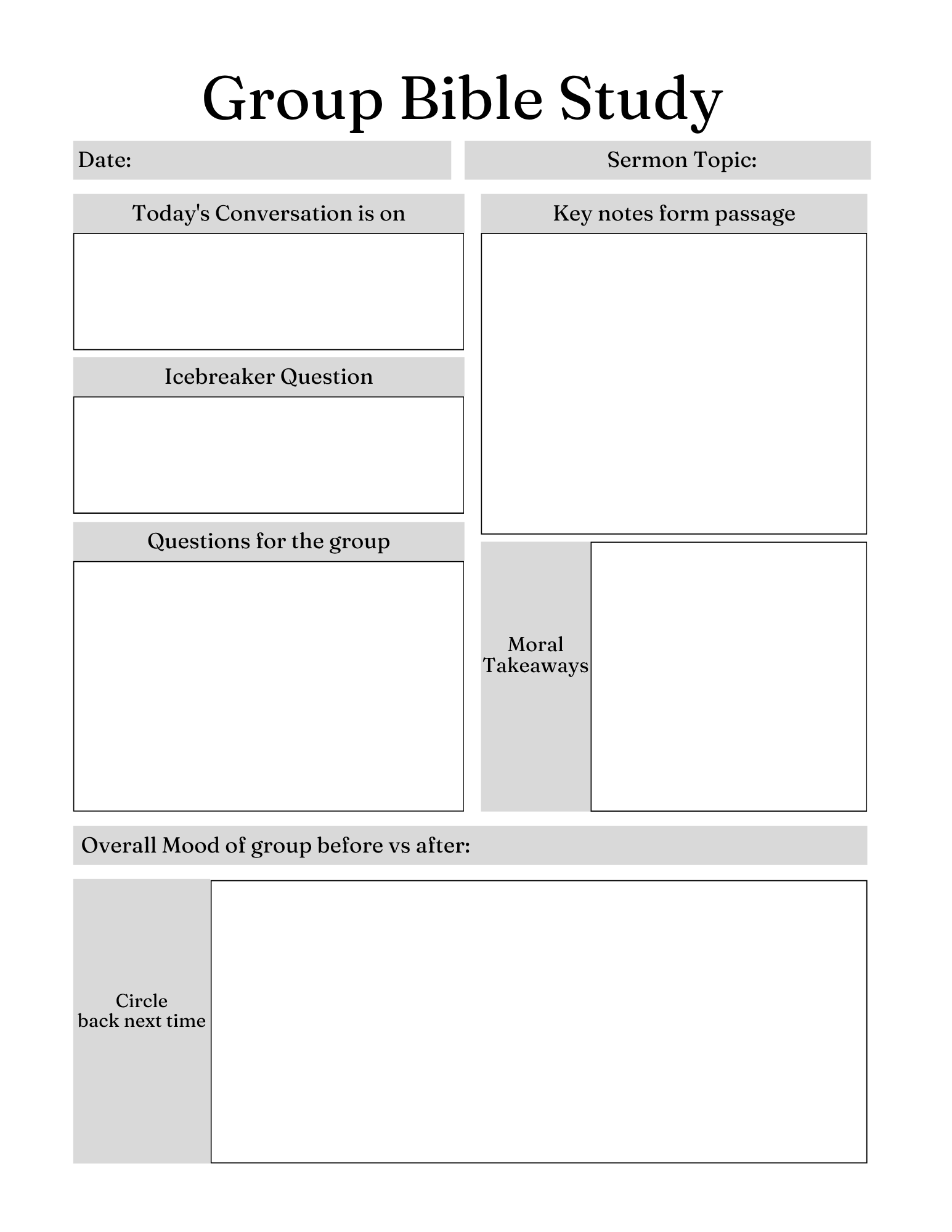 Serenity Prayer Journal