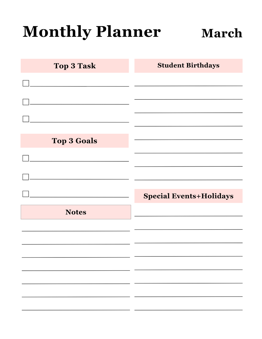Educator's Master Organizer