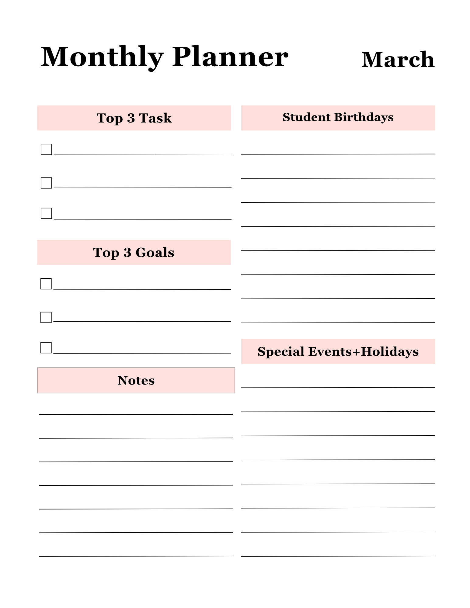 Educator's Master Organizer