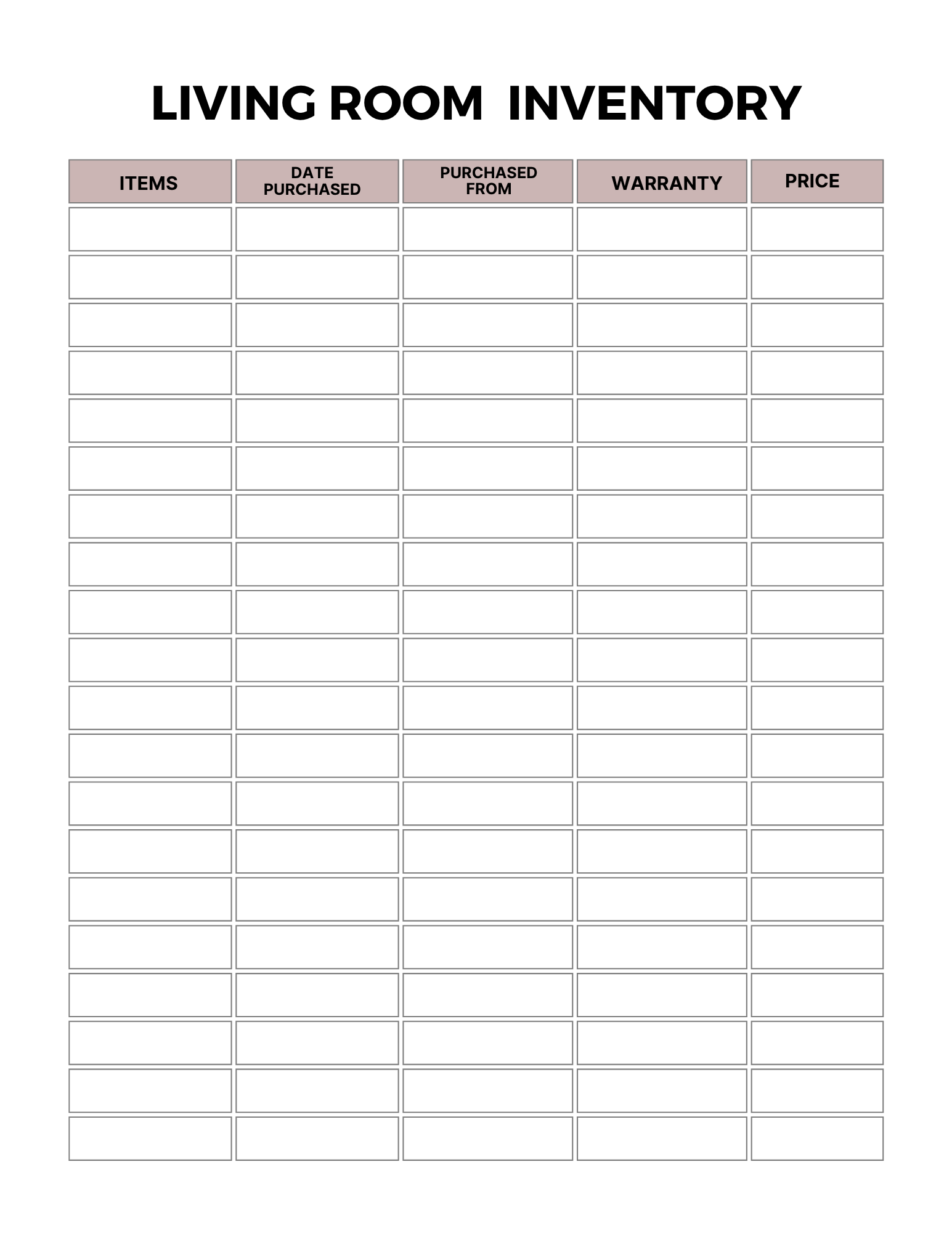 Home Maintenance Planner