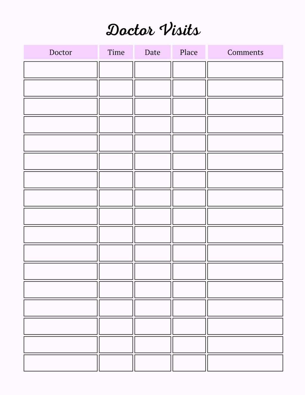Colorful Self Care Planner
