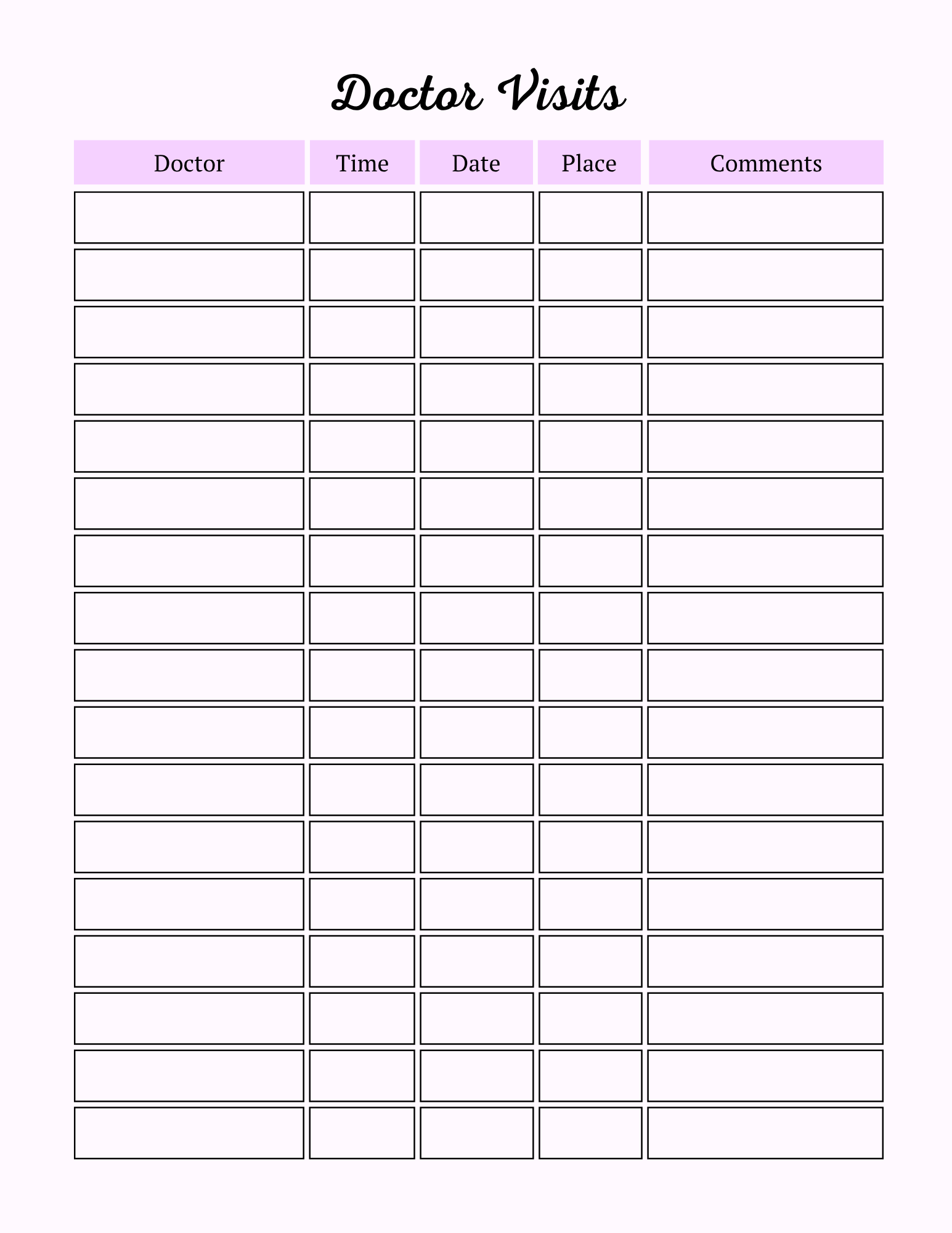 Colorful Self Care Planner