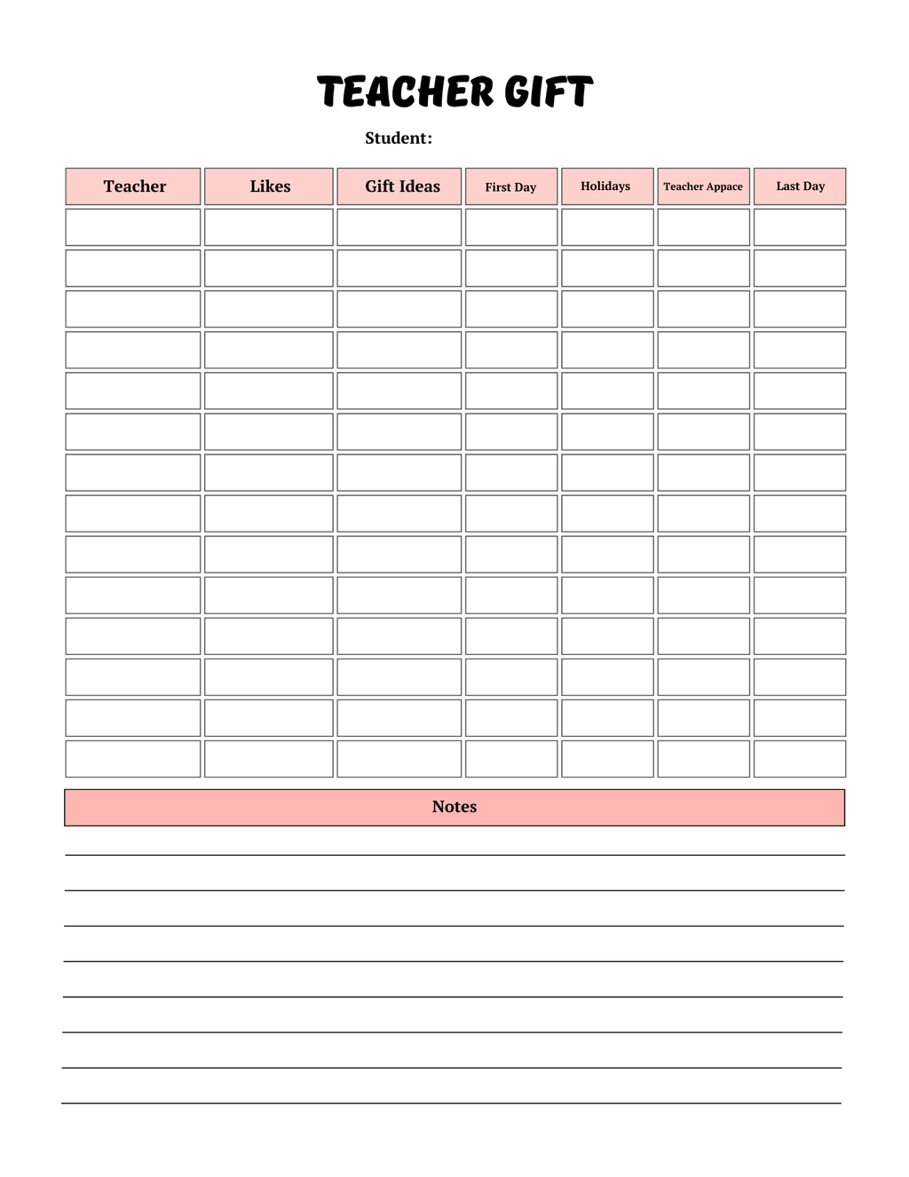 Back -to-school Planner