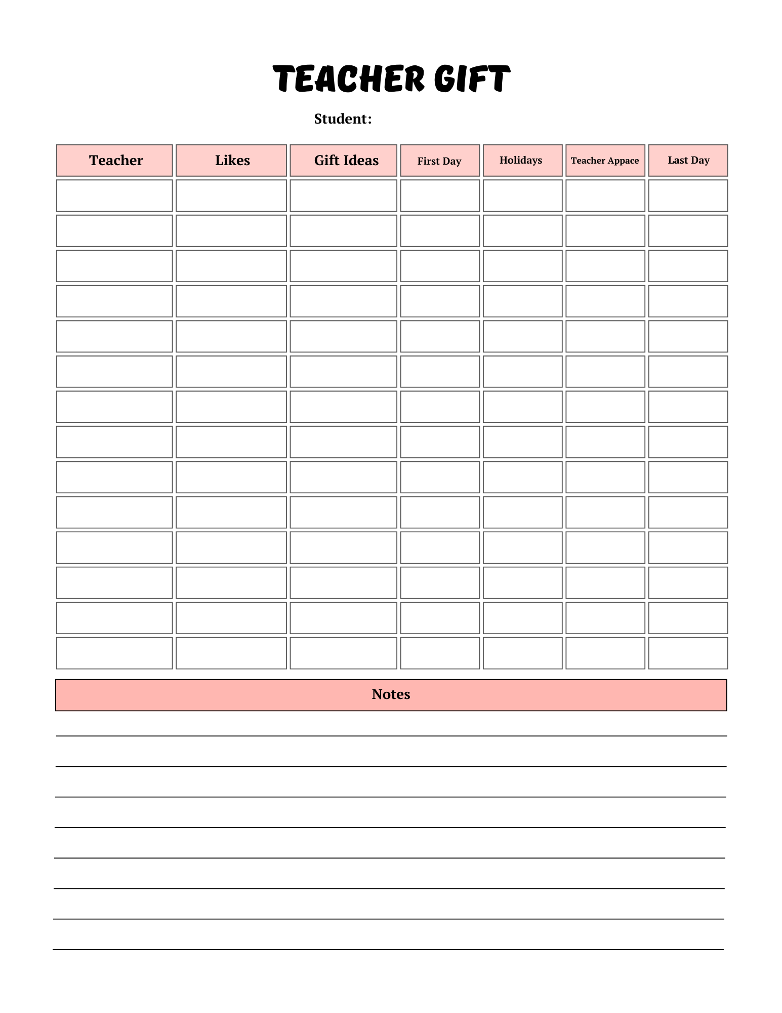 Back -to-school Planner