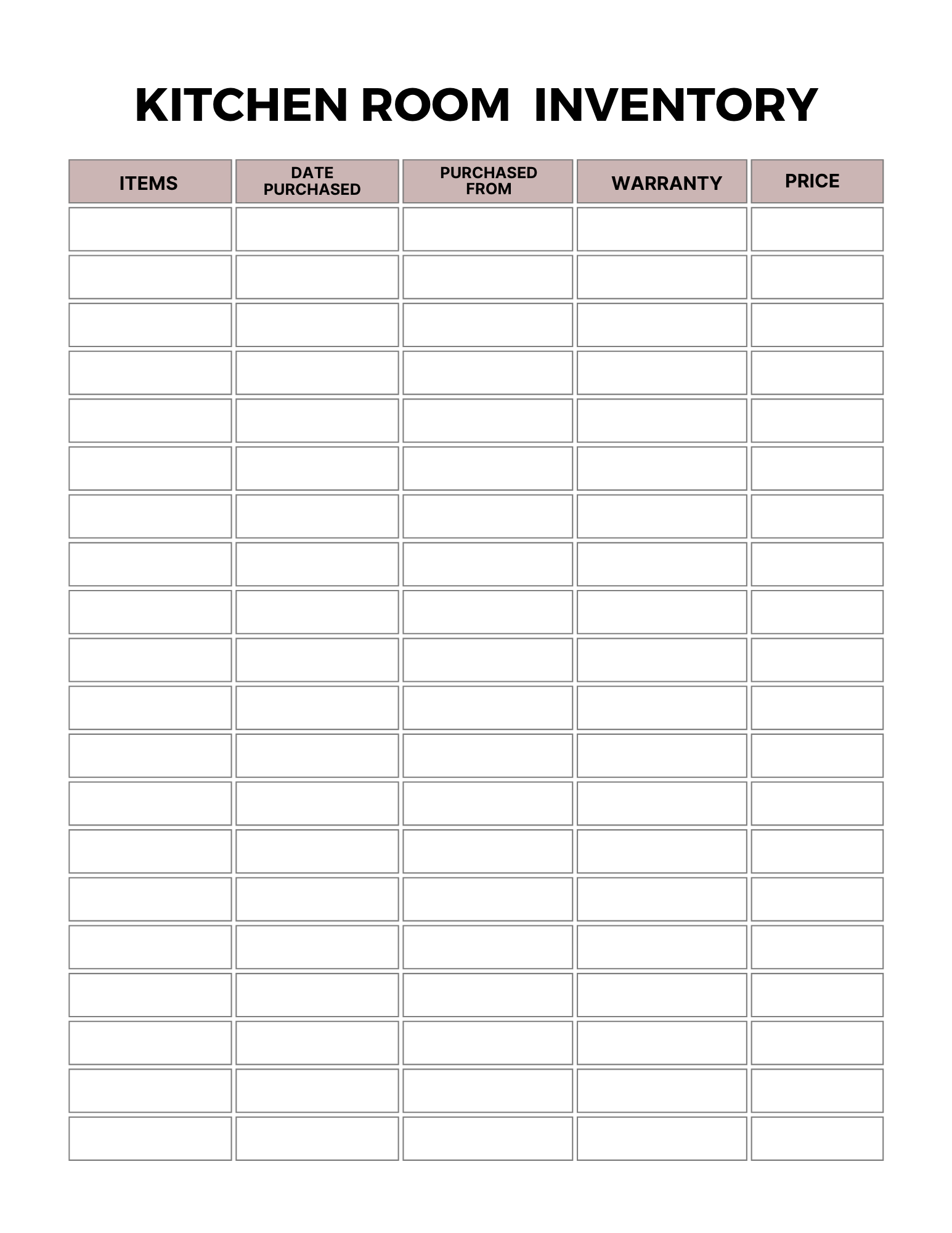 Home Maintenance Planner