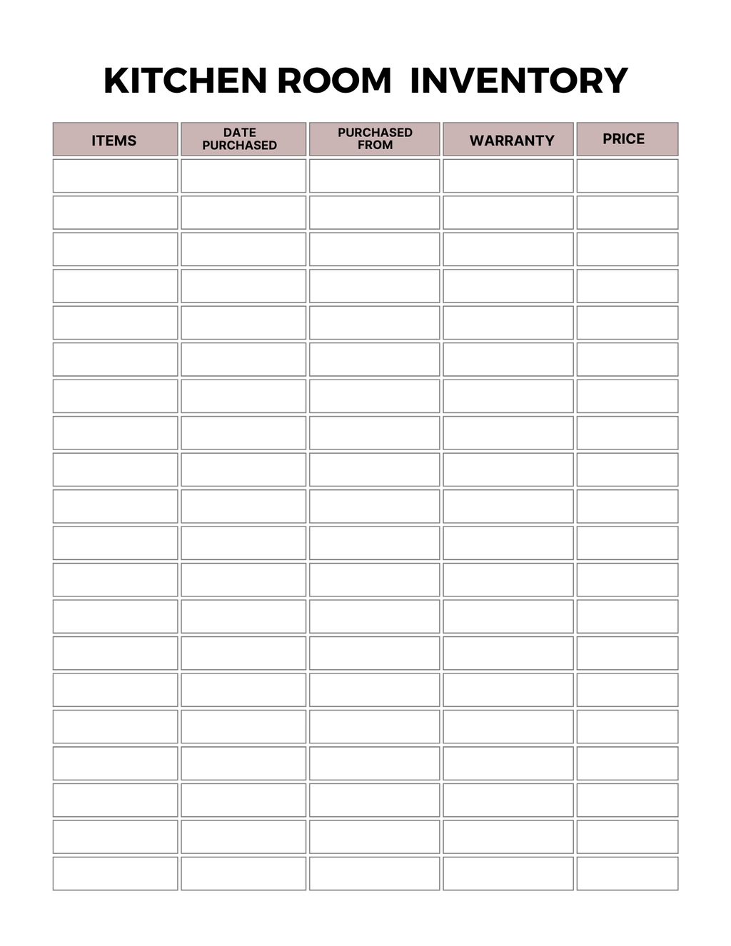 Home Maintenance Planner