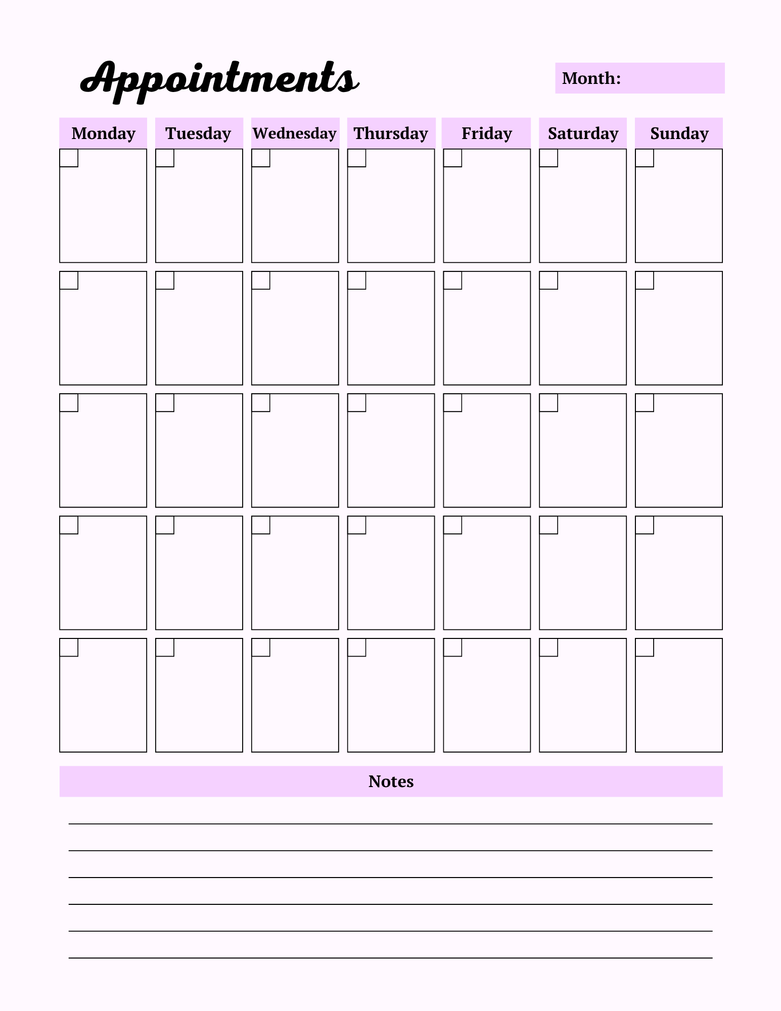 Colorful Self Care Planner