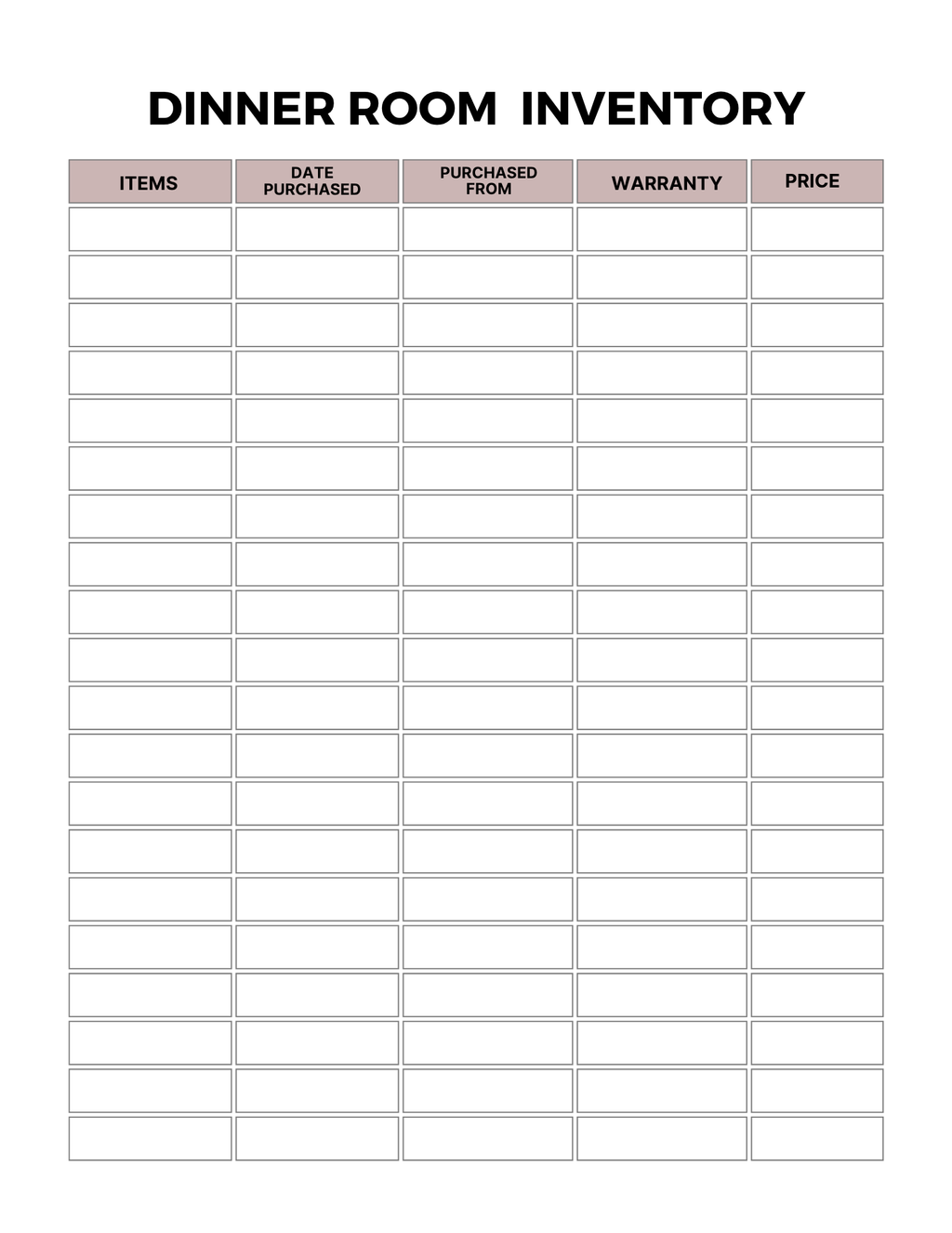 Home Maintenance Planner