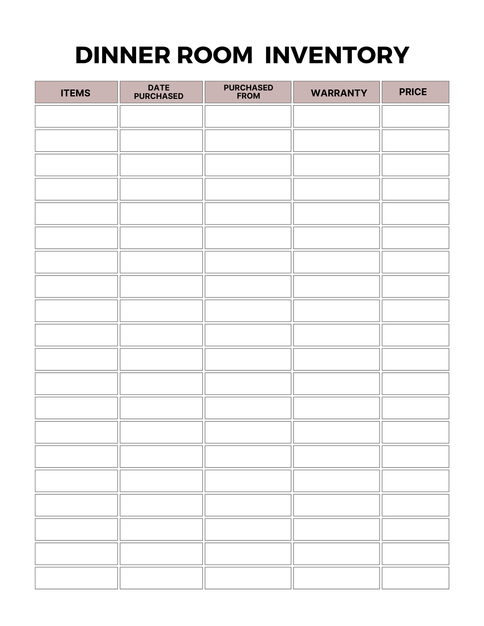 Home Maintenance Planner