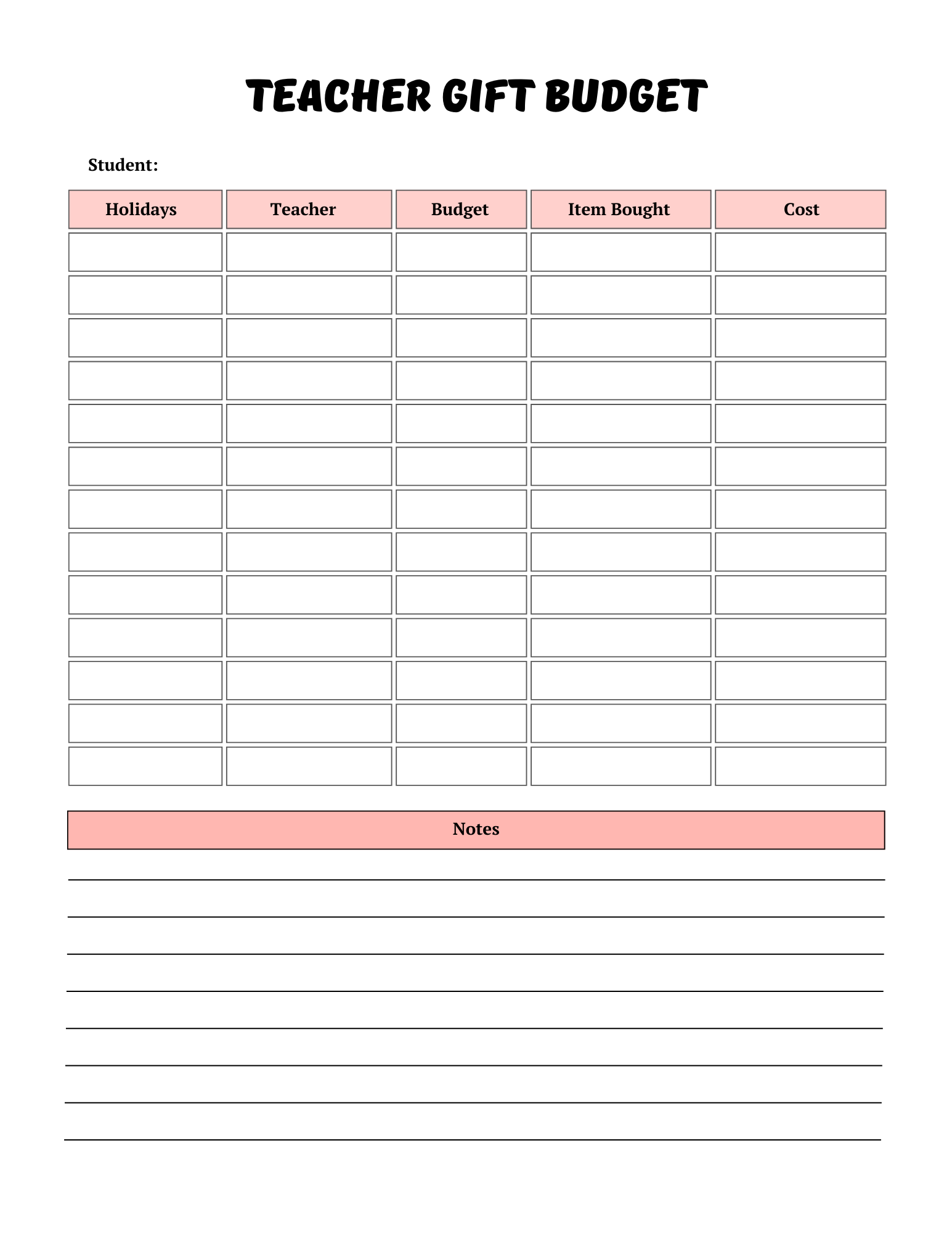 Back -to-school Planner