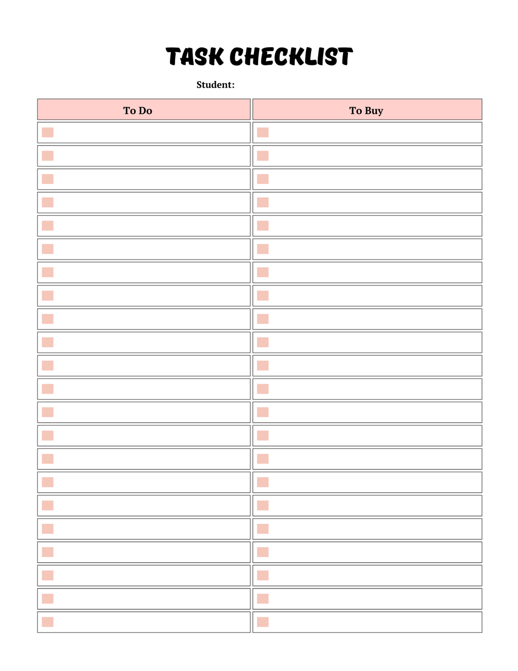 Back -to-school Planner