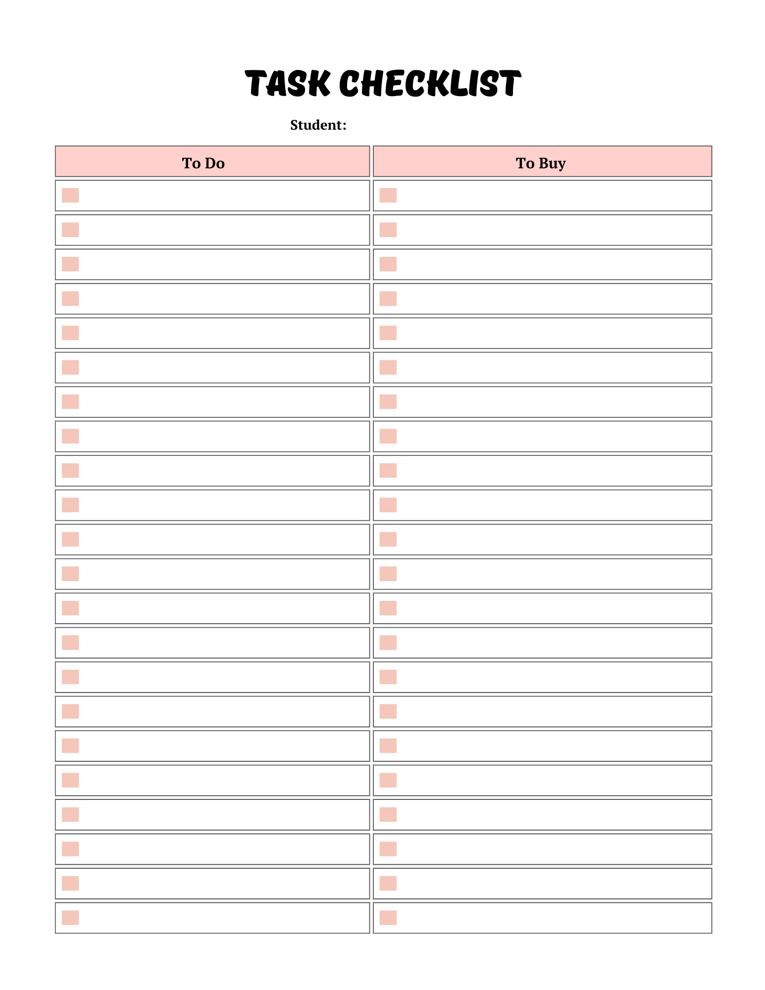 Back -to-school Planner