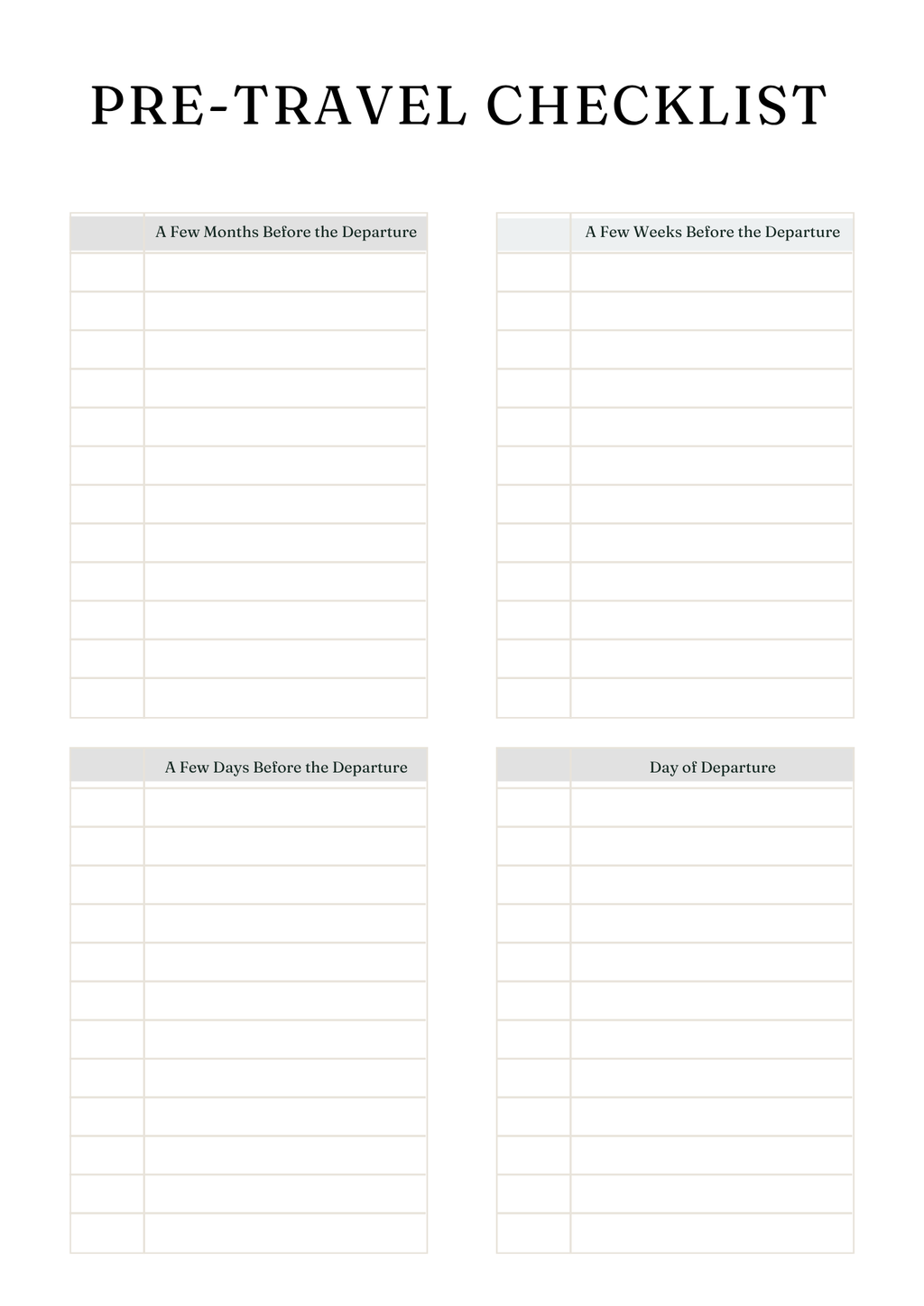 Household Management Planner