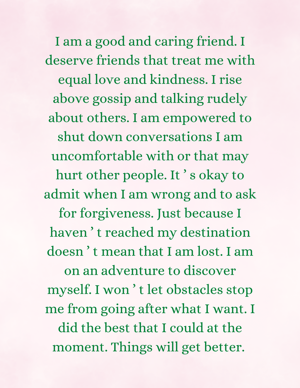 1000 Positive Affirmation for Women