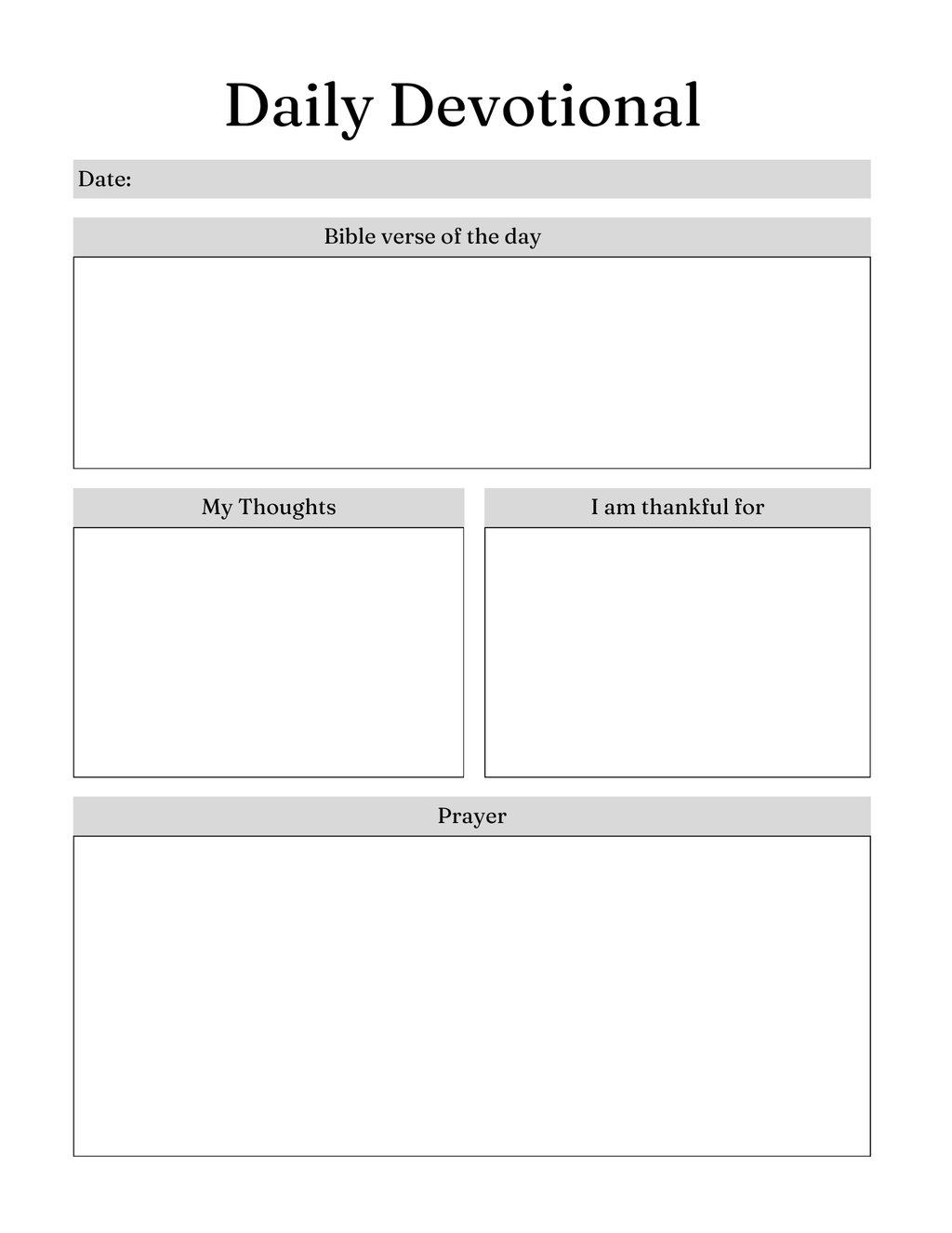 Serenity Prayer Journal