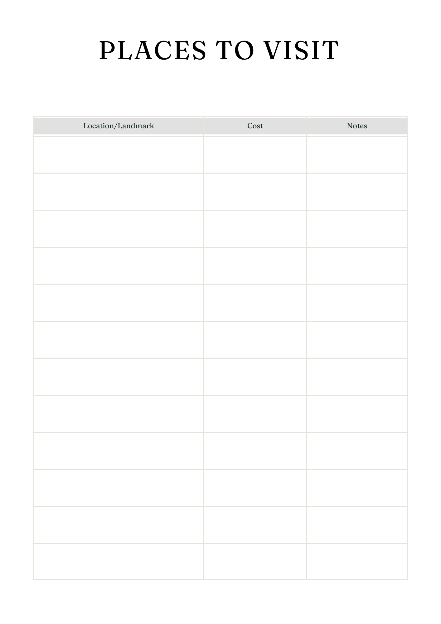 Household Management Planner