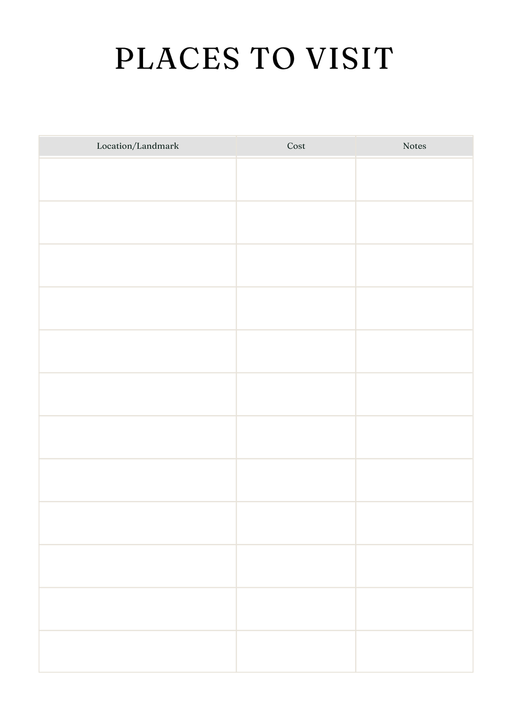 Household Management Planner