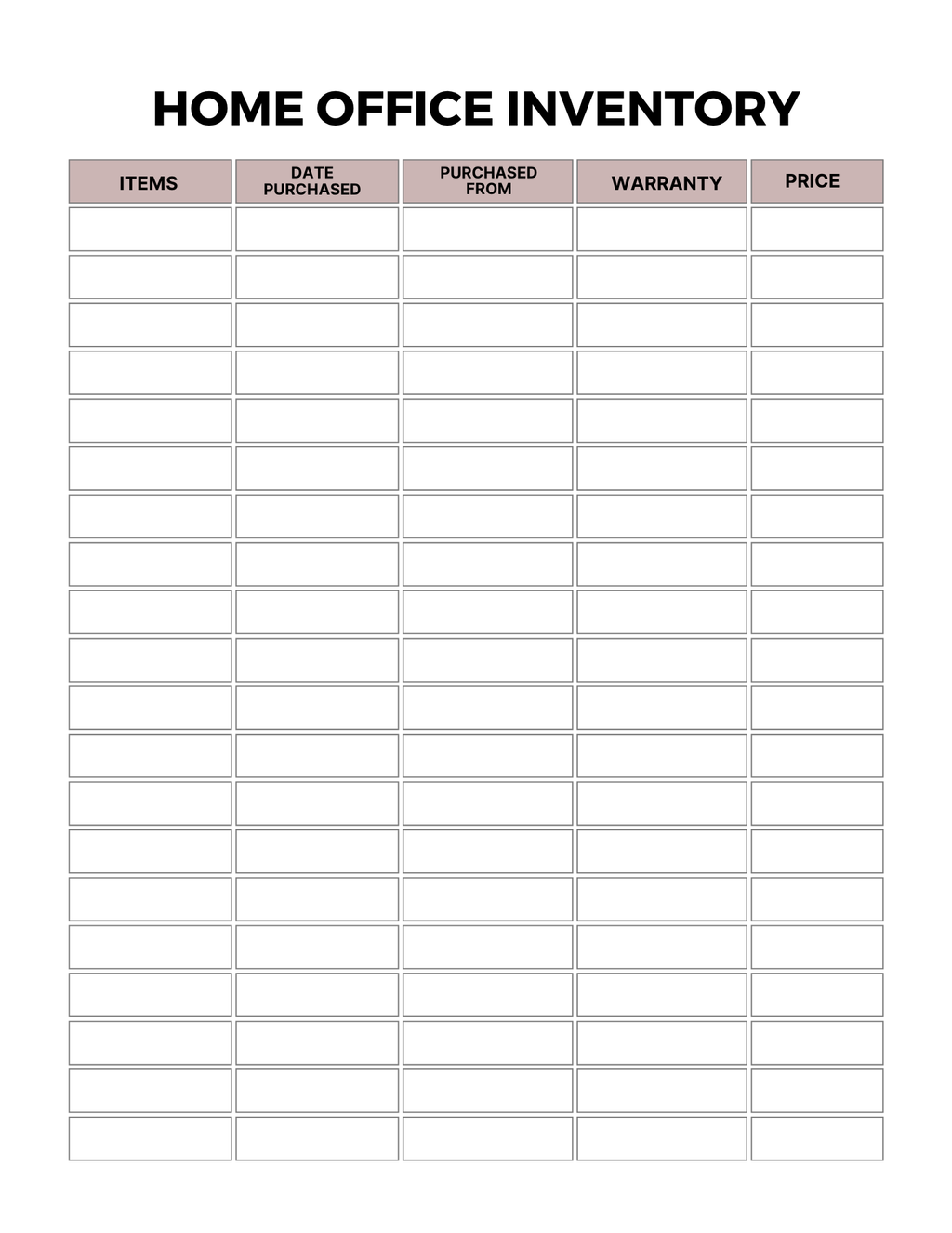 Home Maintenance Planner