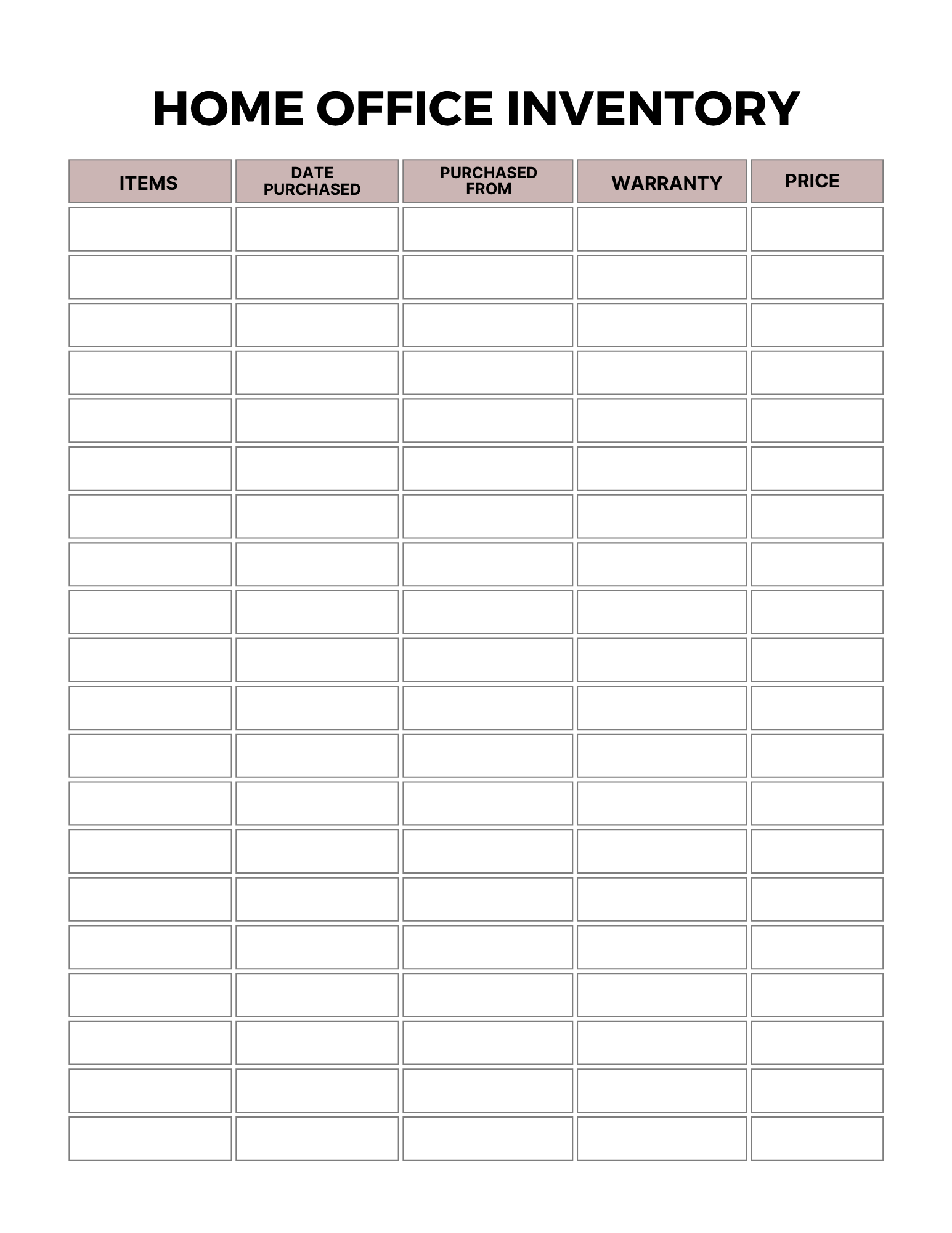 Home Maintenance Planner