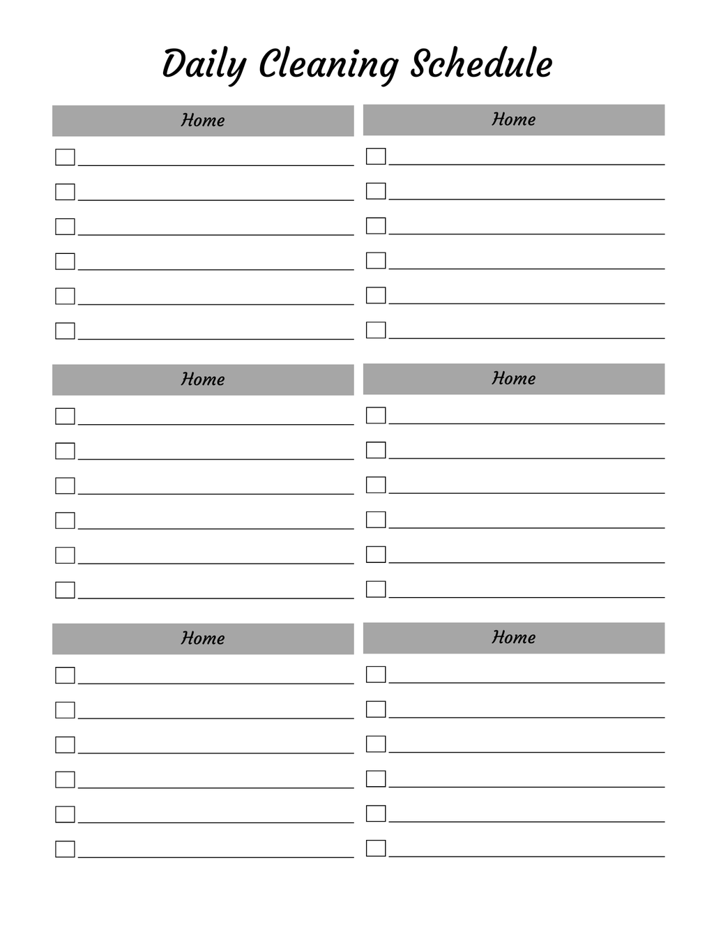 Ultimate Cleaning Planner