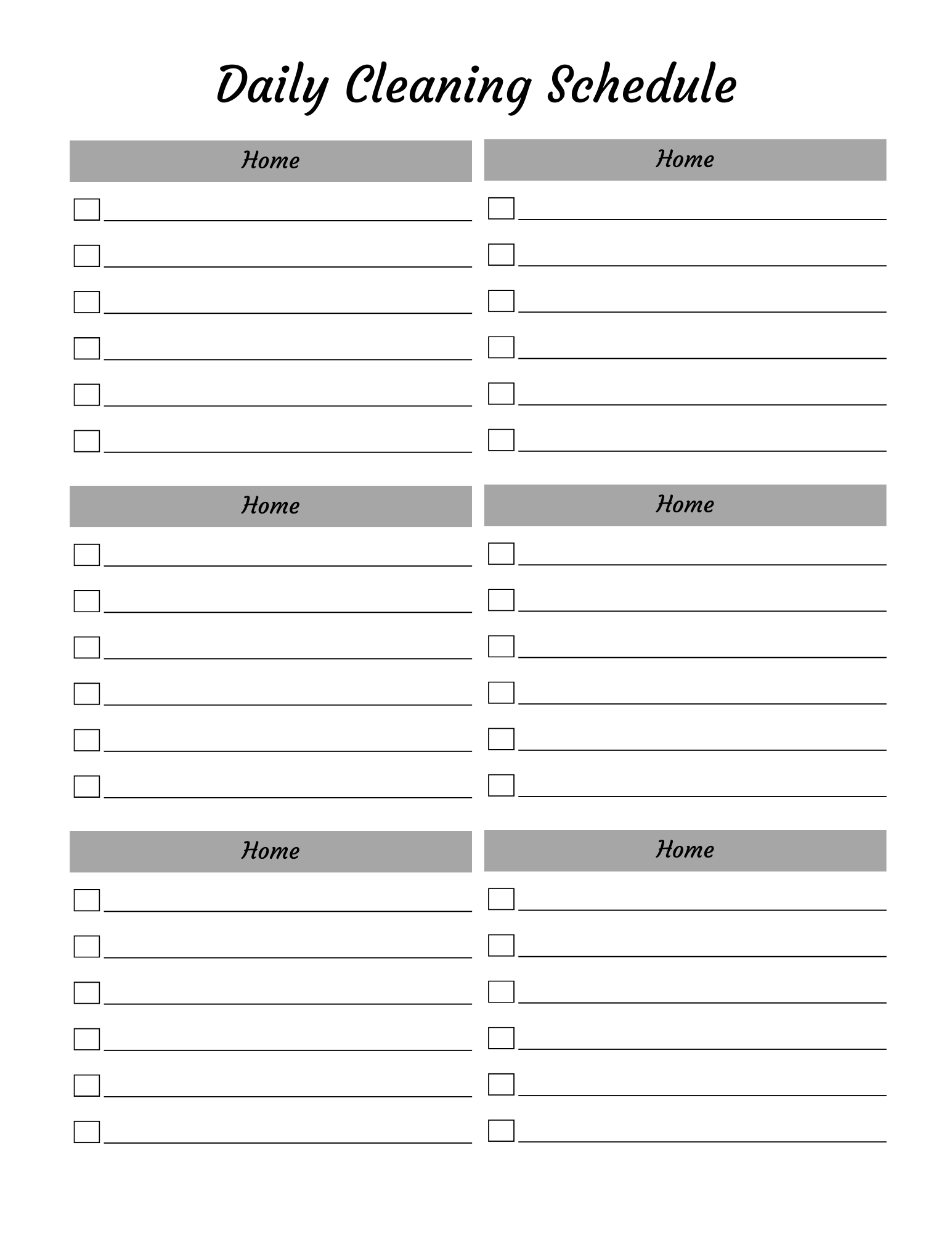 Ultimate Cleaning Planner