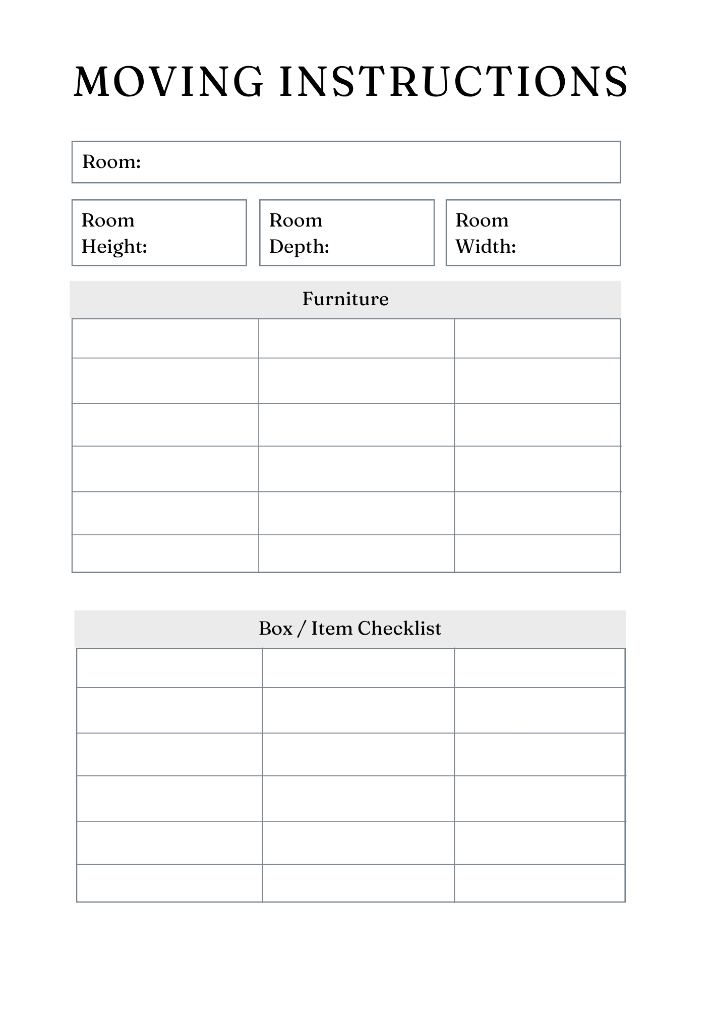 Ultimate Relocation Planner