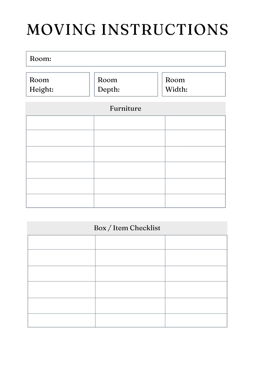 Ultimate Relocation Planner