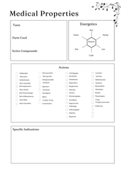 Herbs & Essential Oil Planner