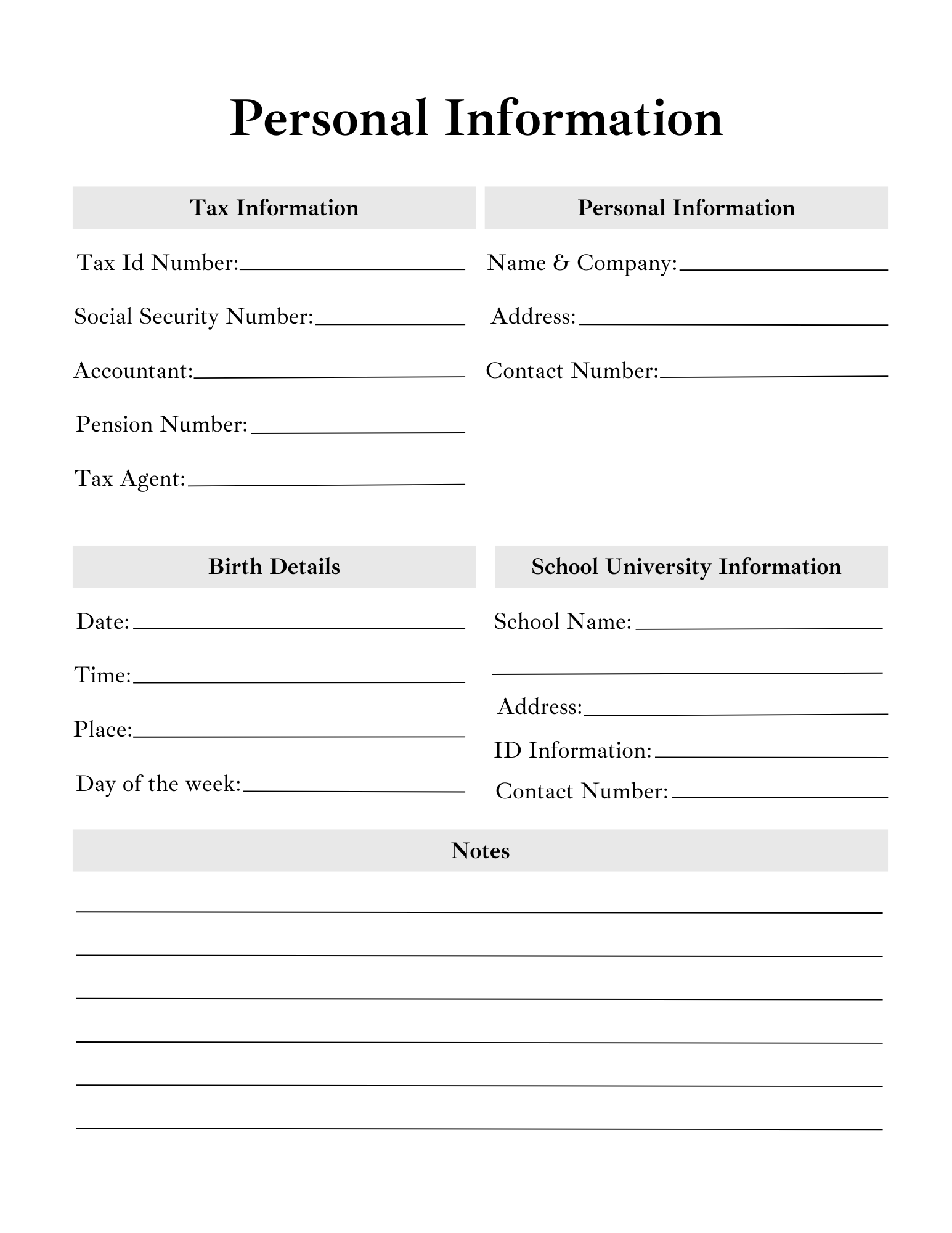 End of Life Planner