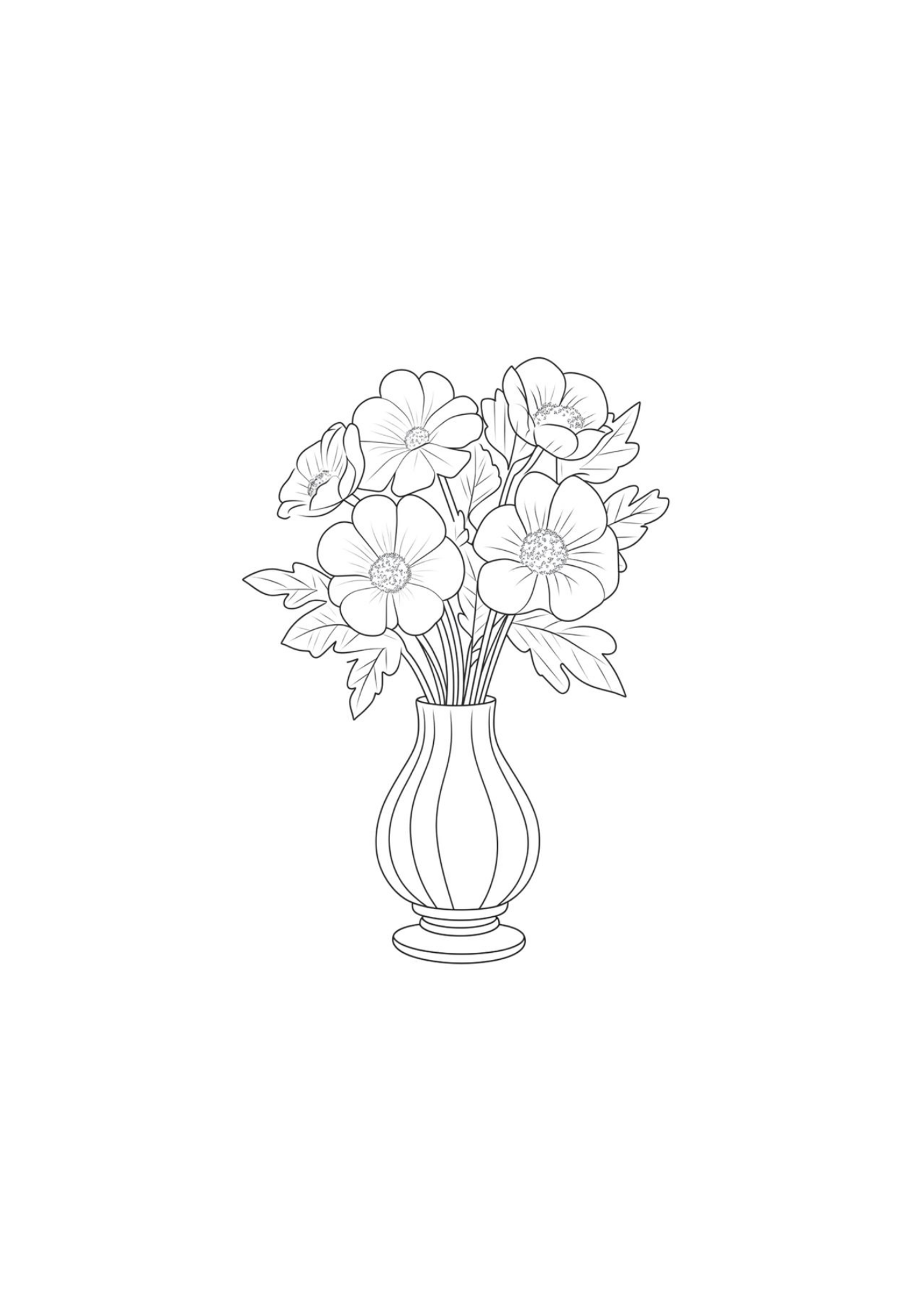 Vibrant Floral Coloring Set