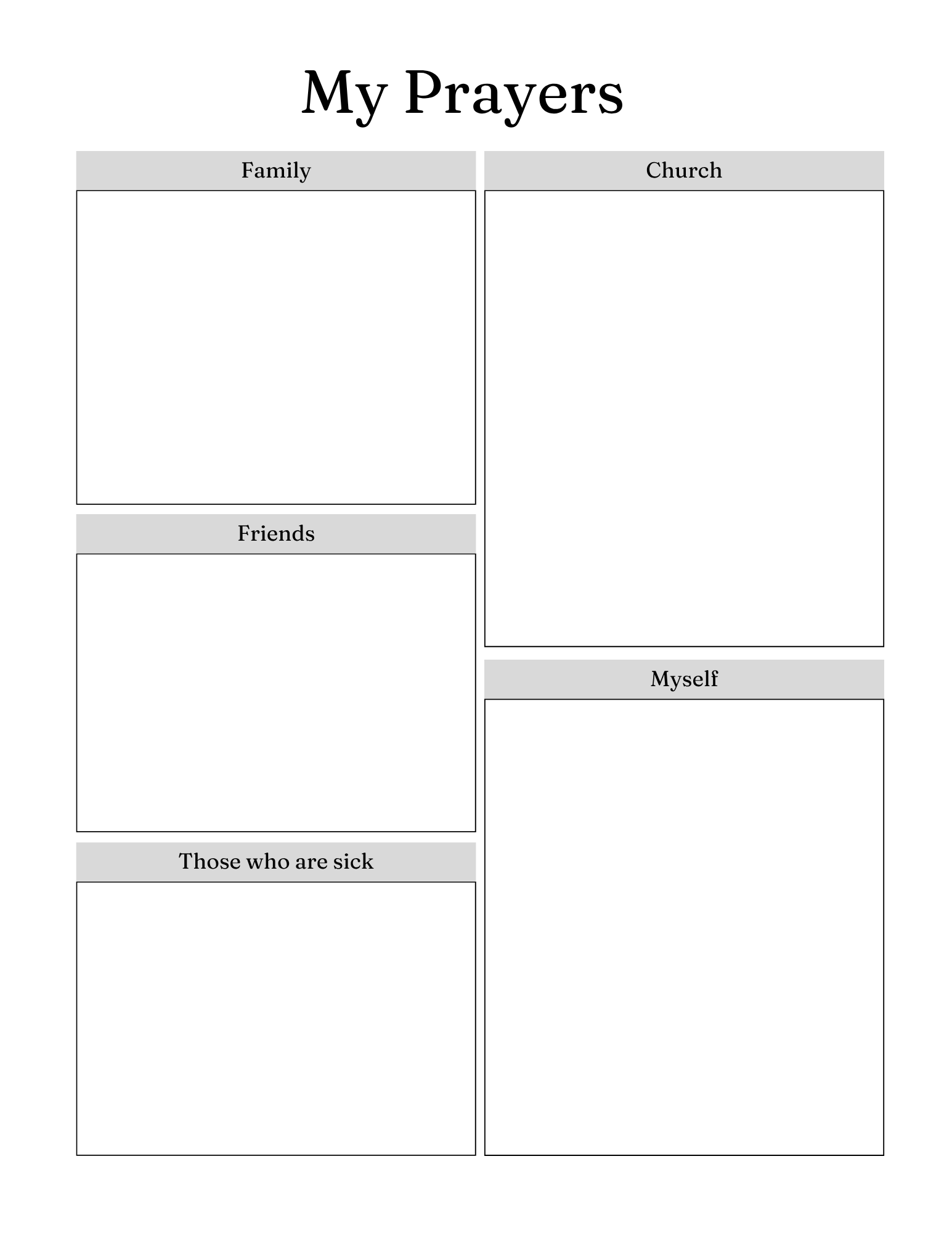 Serenity Prayer Journal