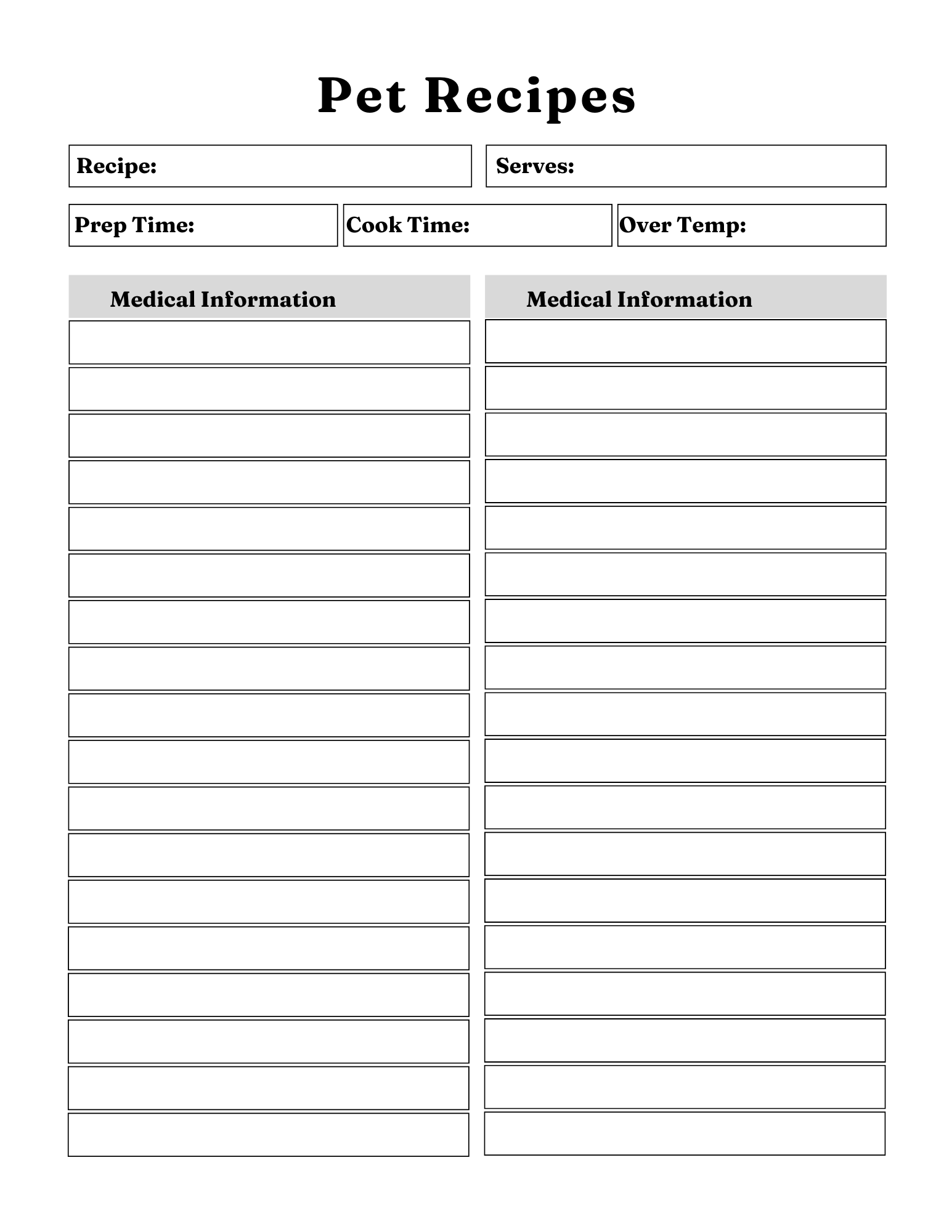 Ultimate Pet Care Planner