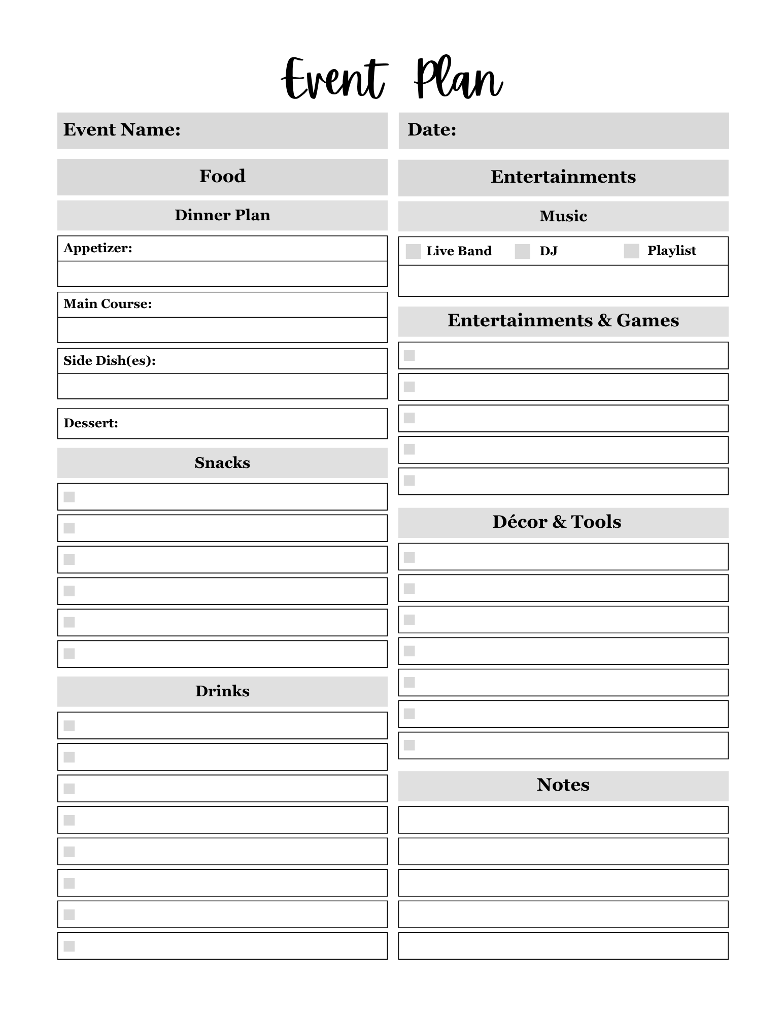 Event Planner