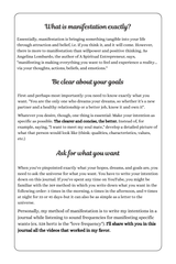 My Flow Daily Manifestation Journal