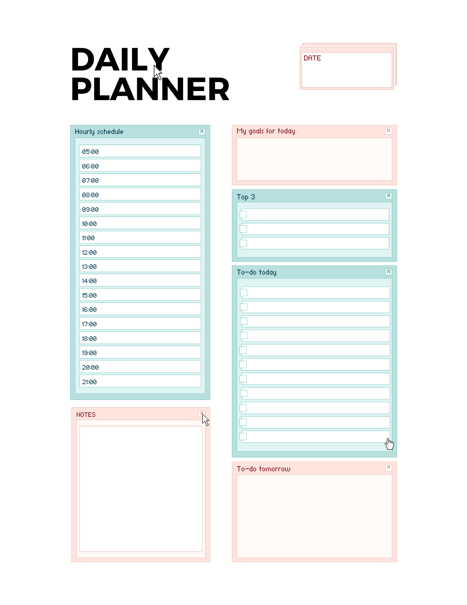 115 Pages Editable Canva Template