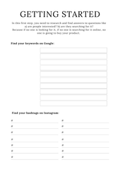 Handmade Business Planner