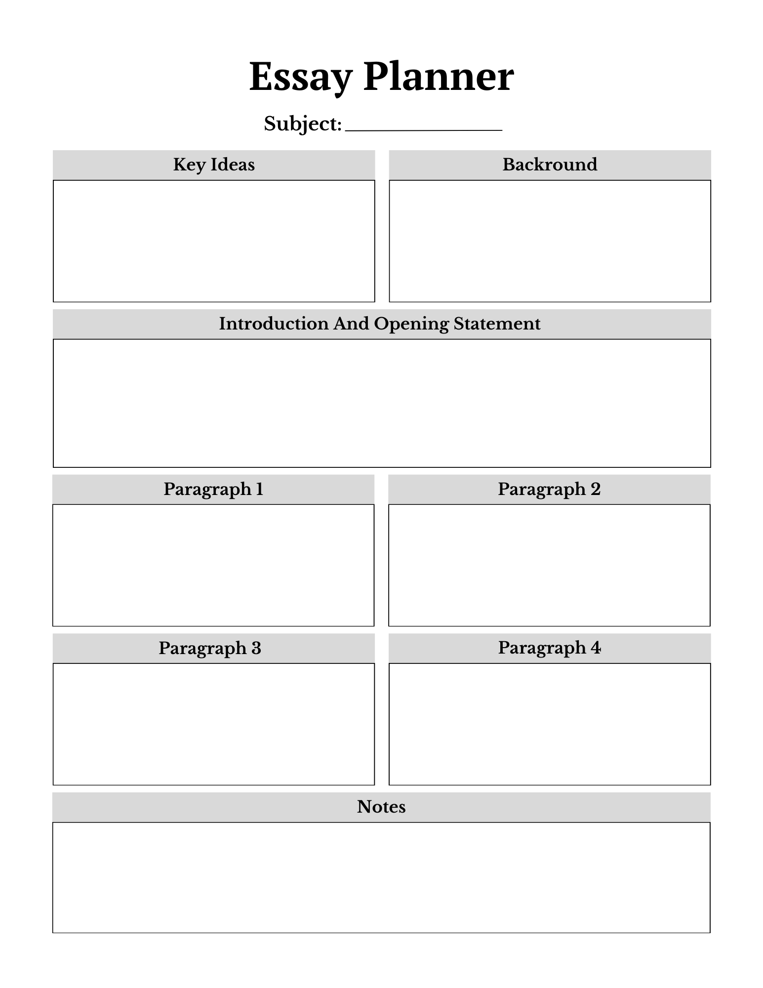 College Planner (Copy)