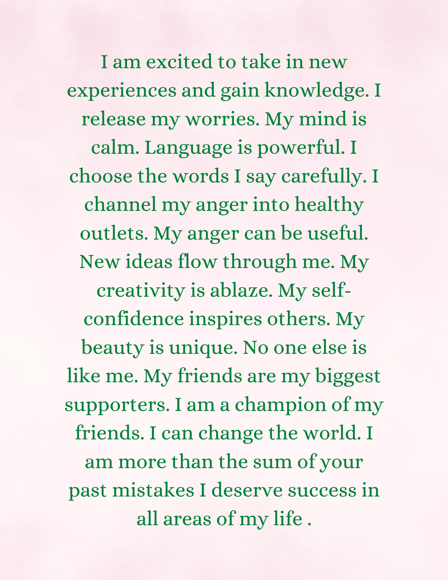 1000 Positive Affirmation for Women