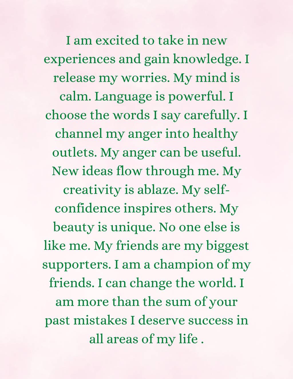 1000 Positive Affirmation for Women