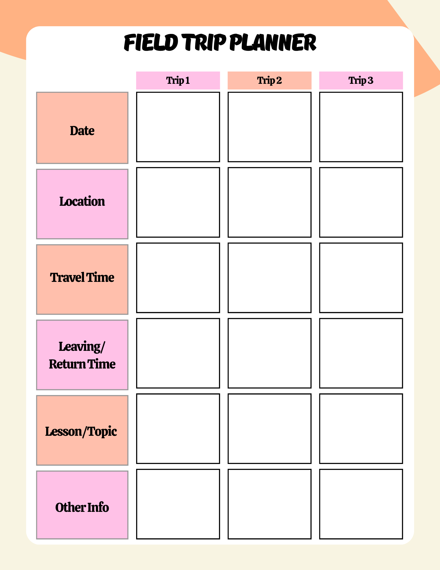 Comprehensive Homeschool Planner
