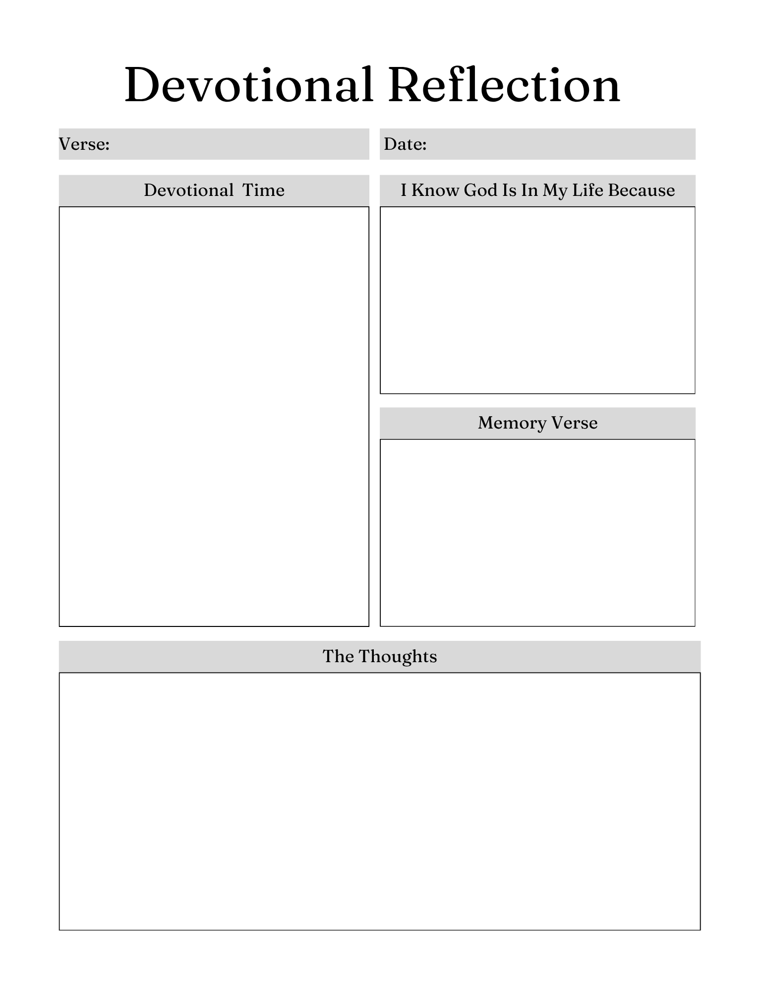 Serenity Prayer Journal