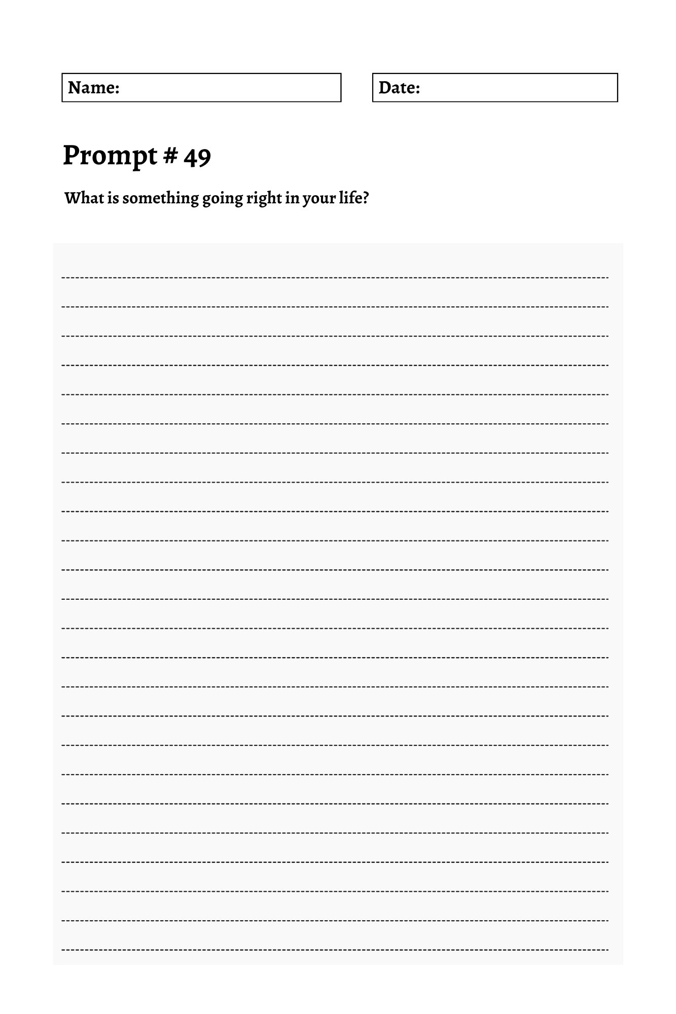 200 Mental Health Journey Prompts