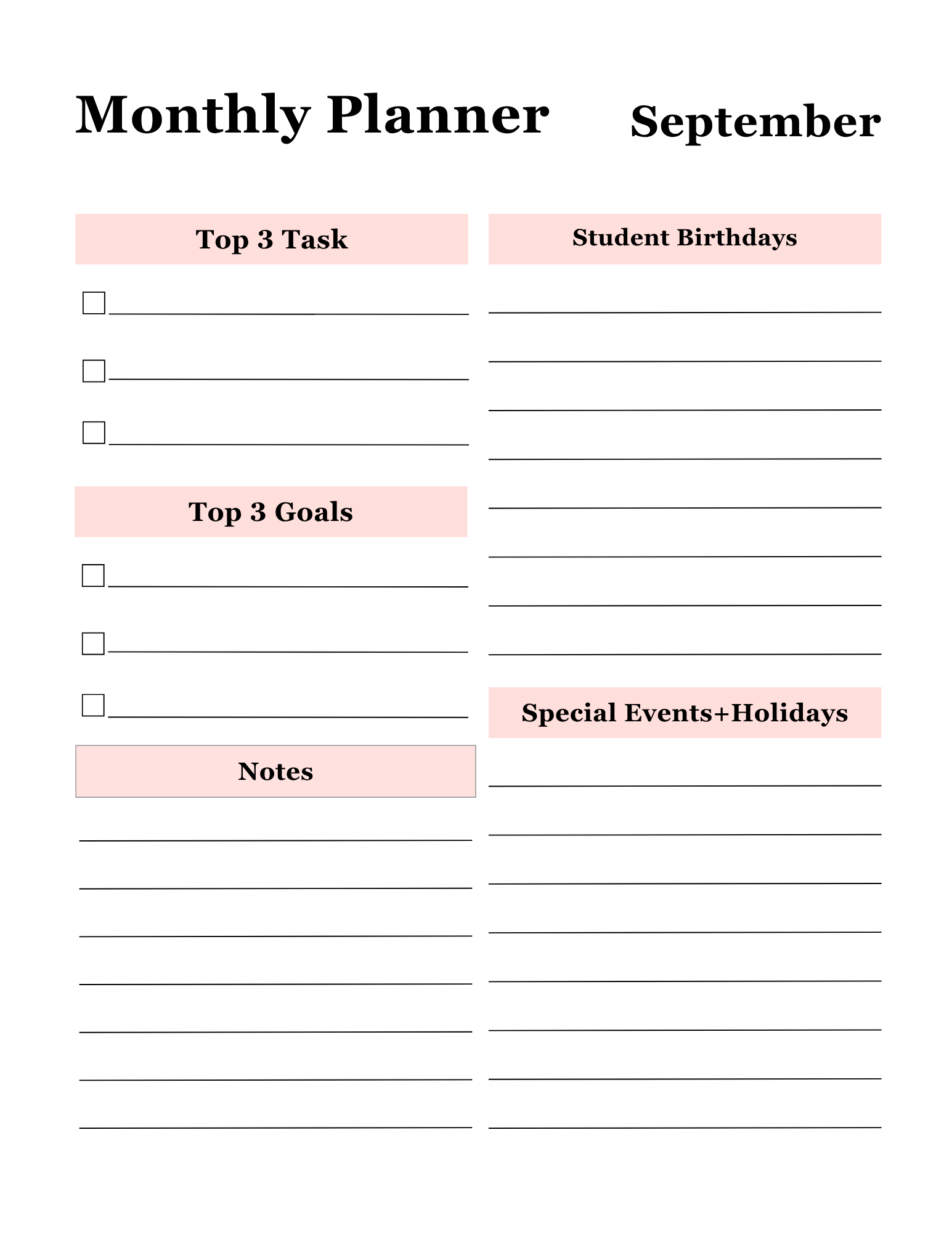 Educator's Master Organizer