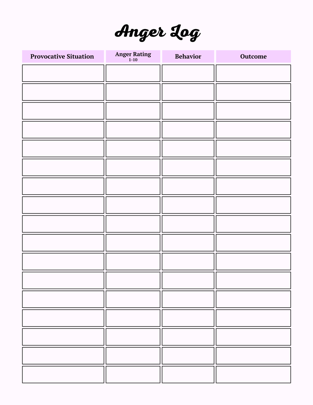 Colorful Self Care Planner