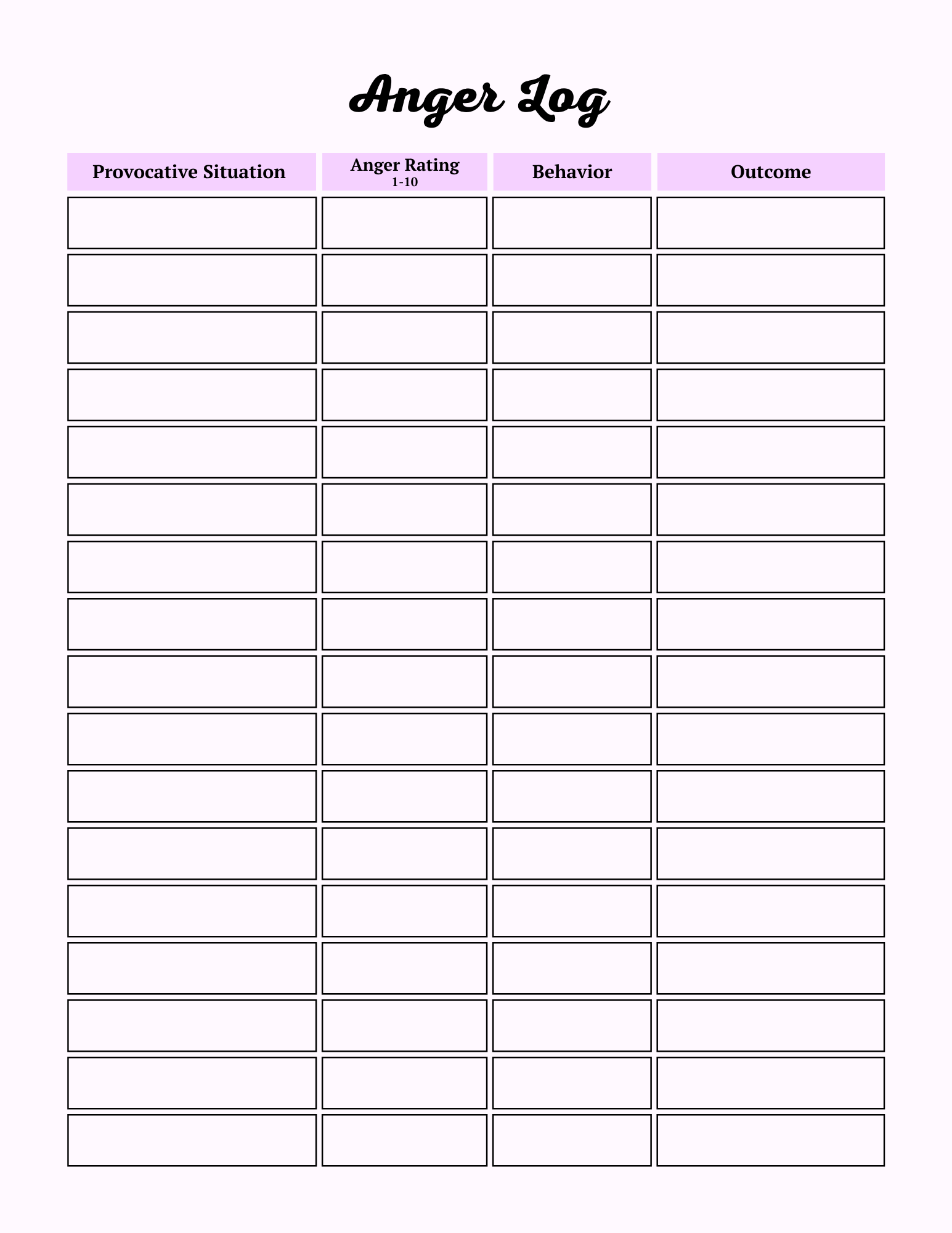 Colorful Self Care Planner