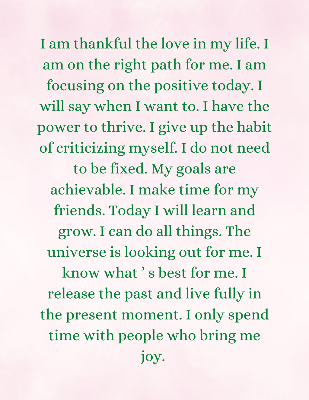 1000 Positive Affirmation for Women